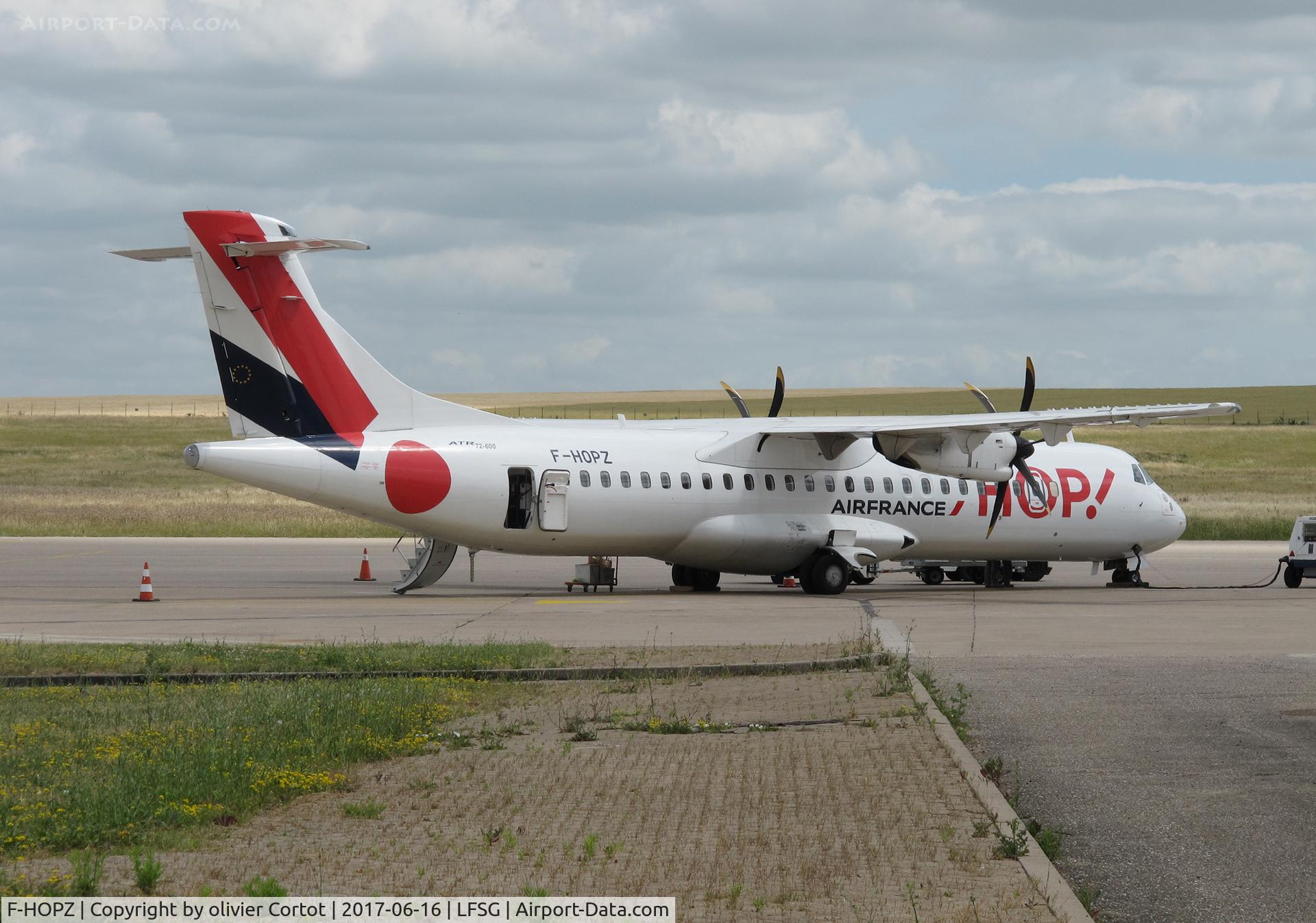 F-HOPZ, 2015 ATR 72-600 (72-212A) C/N 1265, Epinal mirecourt airport