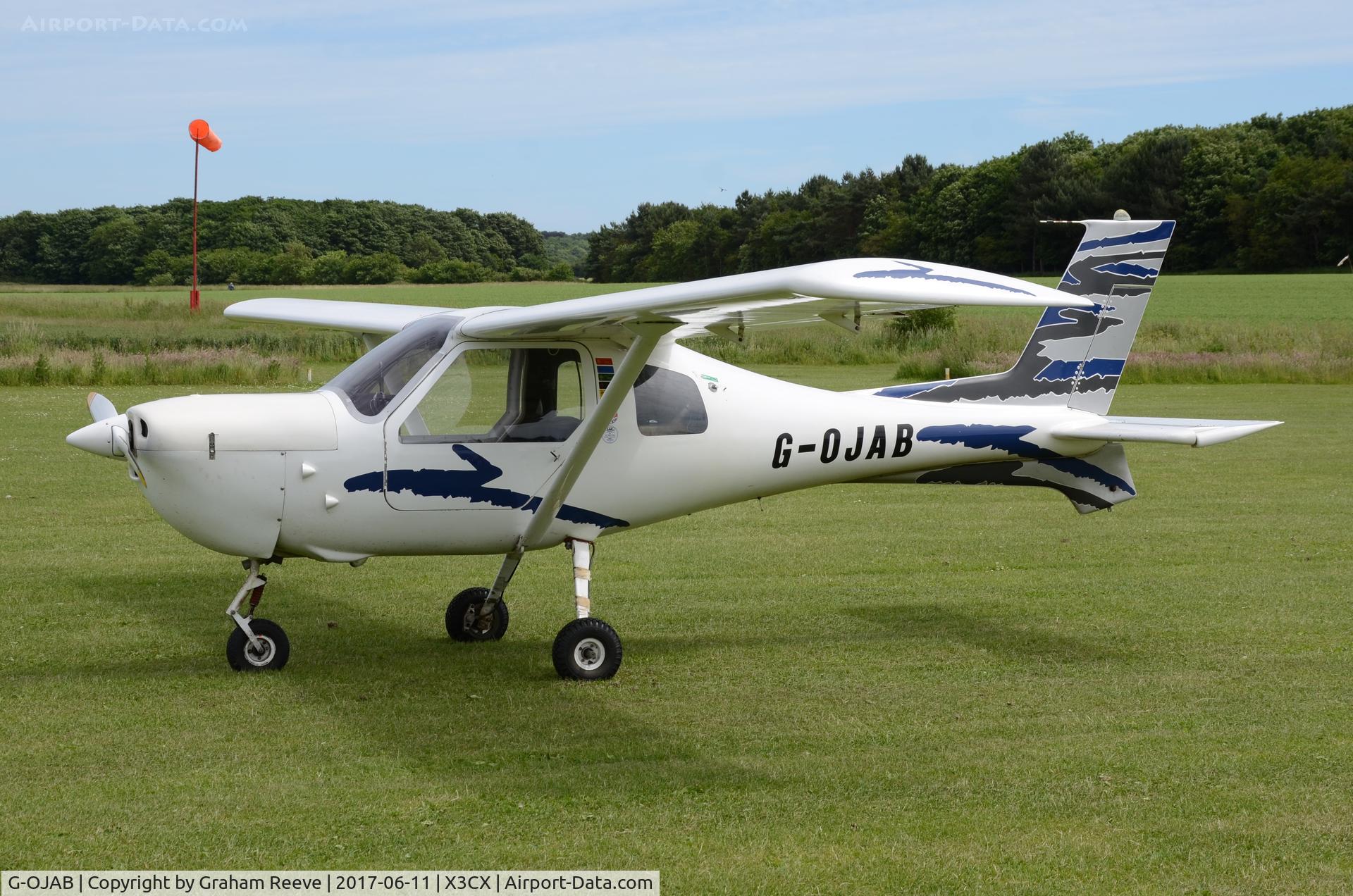 G-OJAB, 1996 Jabiru SK C/N PFA 274-13031, Parked at Northrepps.