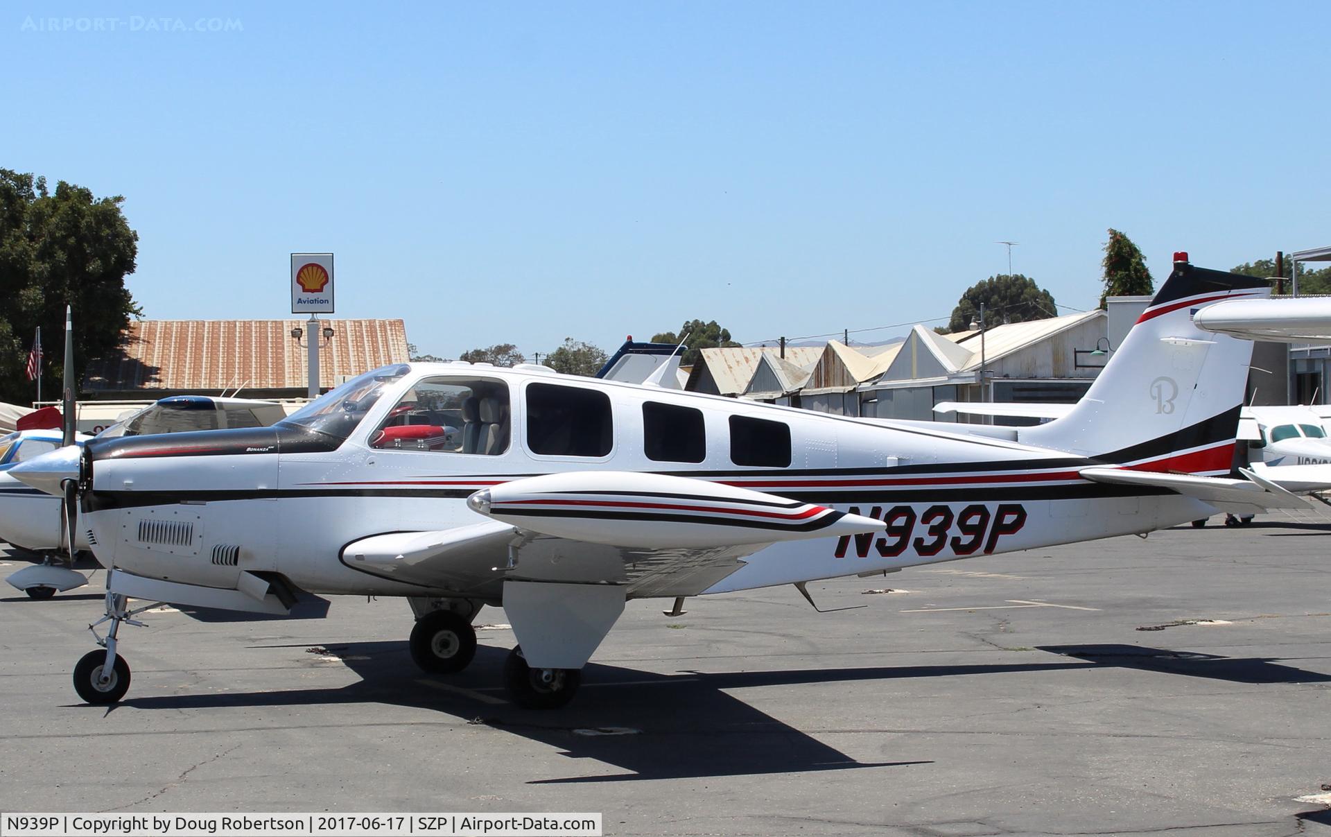 N939P, 2008 Hawker Beechcraft Corp G36 Bonanza C/N E-3847, 2008 Hawker Beech G36, Continental IO-550-B 300 Hp, 6 seats, tip tanks