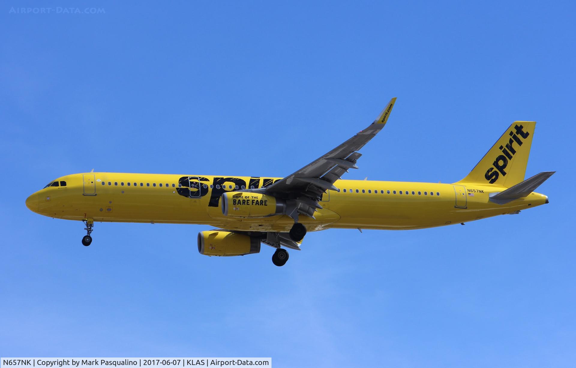 N657NK, 2015 Airbus A321-231 C/N 6672, Airbus A321