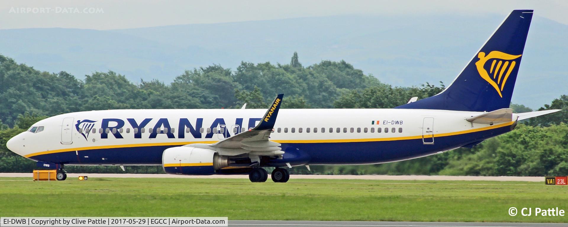 EI-DWB, 2007 Boeing 737-8AS C/N 36075, At Manchester EGCC