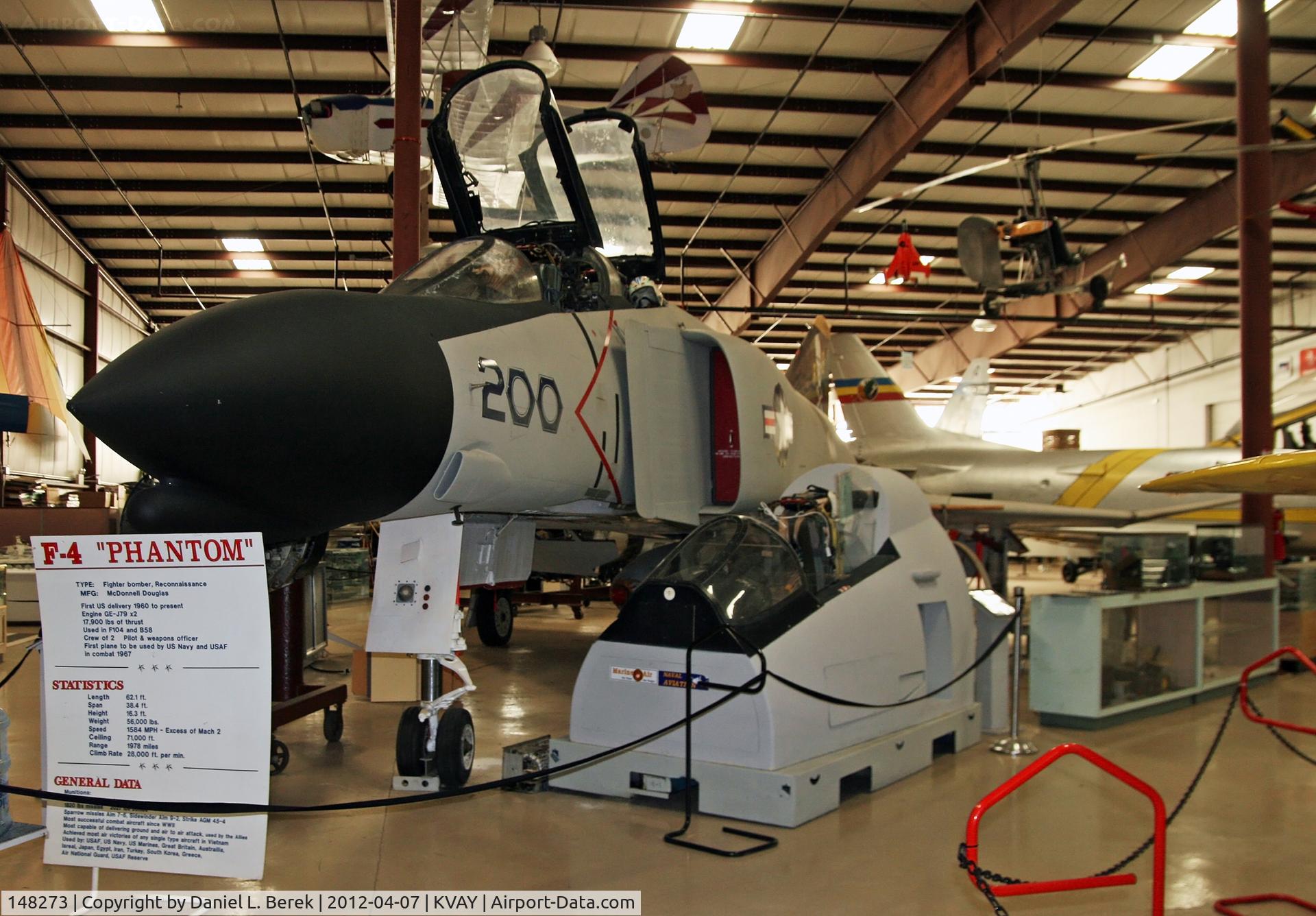148273, McDonnell F-4H-1F Phantom II C/N 45, This early Phantom is on display at the Air Victory Museum, Lumberton, NJ.