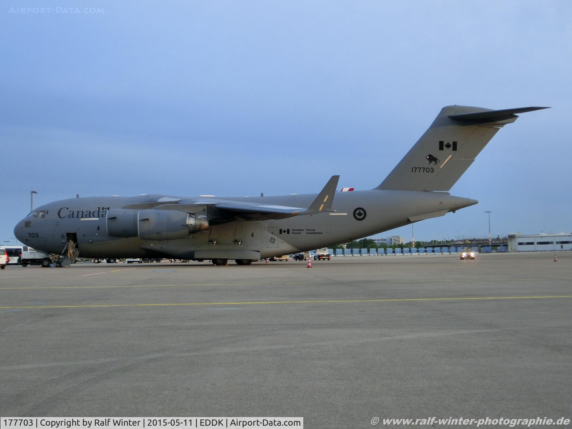 177703, 2008 Boeing CC-177 Globemaster III C/N F-186, Boeing C-17A CC-177 - CFC Canadian Air Force - F-186 - 177703 - 11.05.2015 - CGN