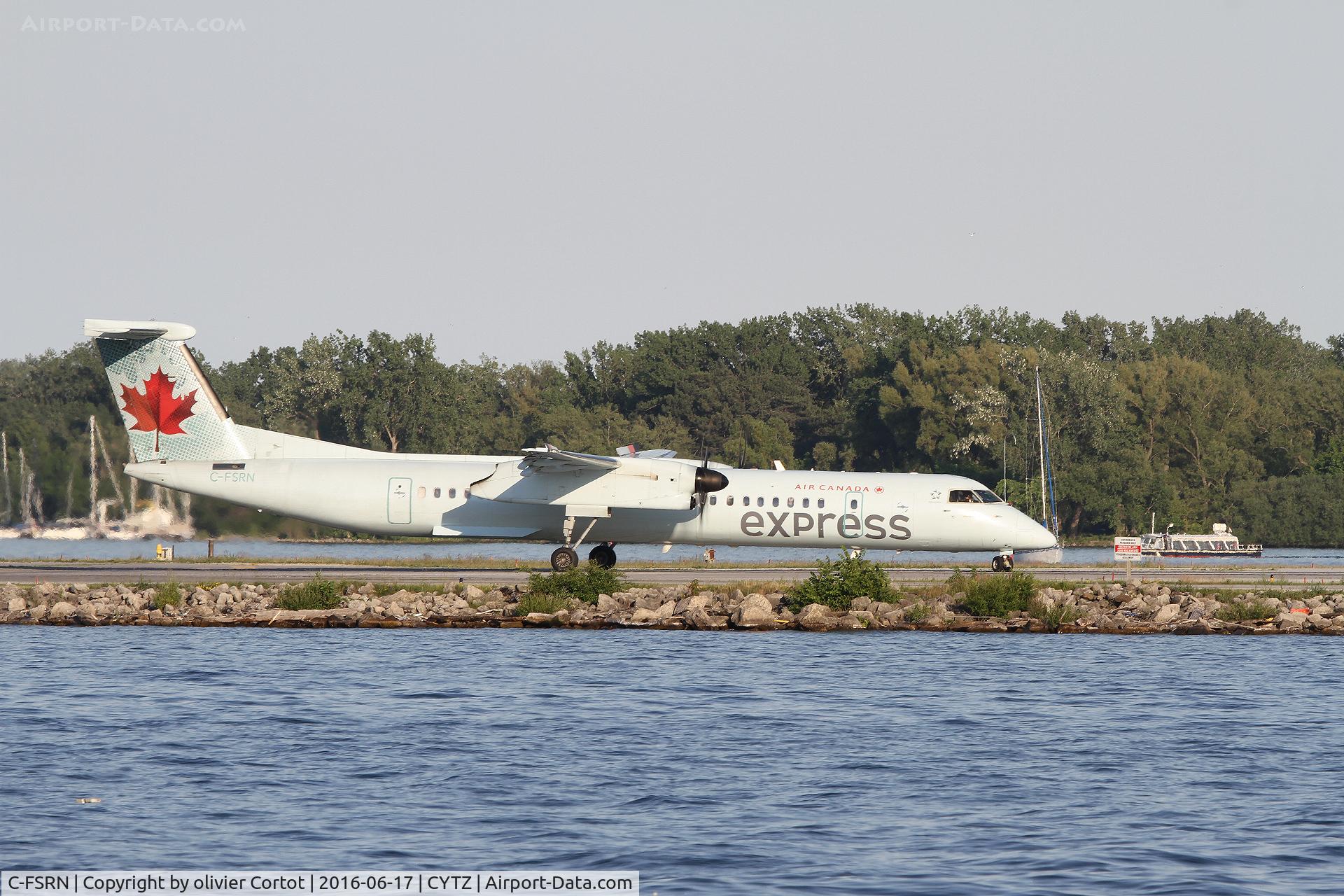 C-FSRN, 2007 De Havilland Canada DHC-8-402Q Dash 8 C/N 4170, Toronto city airport