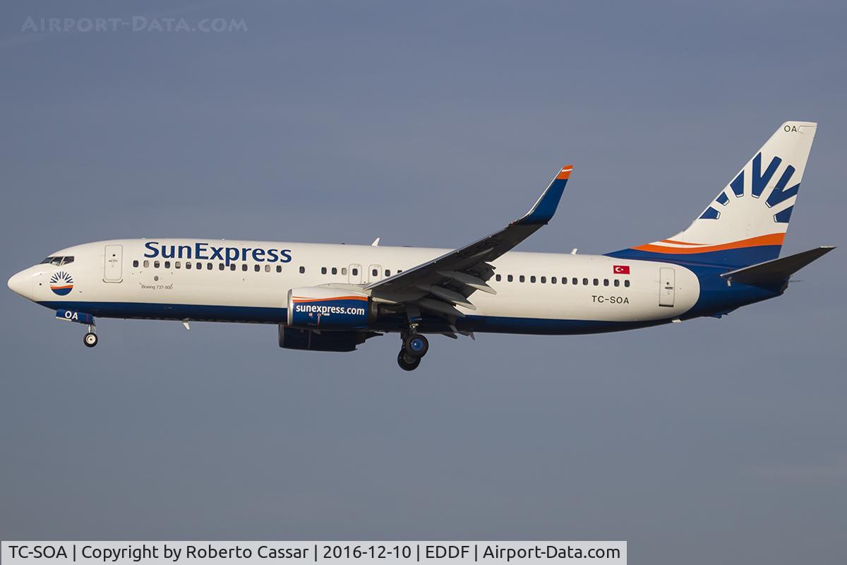 TC-SOA, 2016 Boeing 737-8HC C/N 61184, Frankfurt