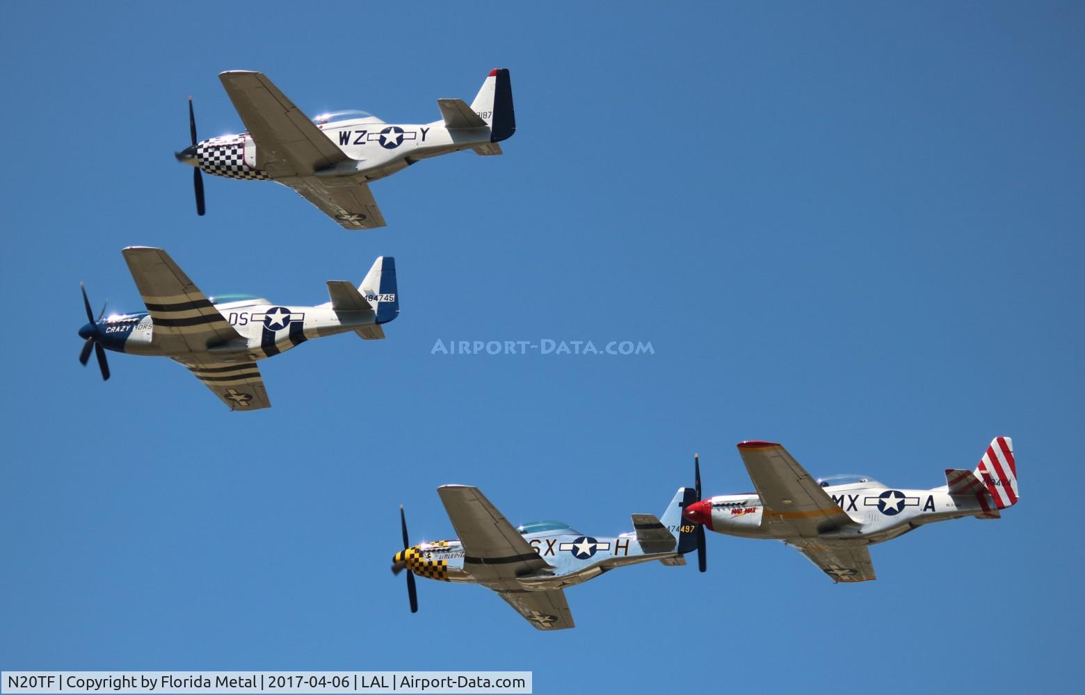 N20TF, 1967 North American (Cavalier) TF-51D Mustang C/N AF67-14866, Bum Steer