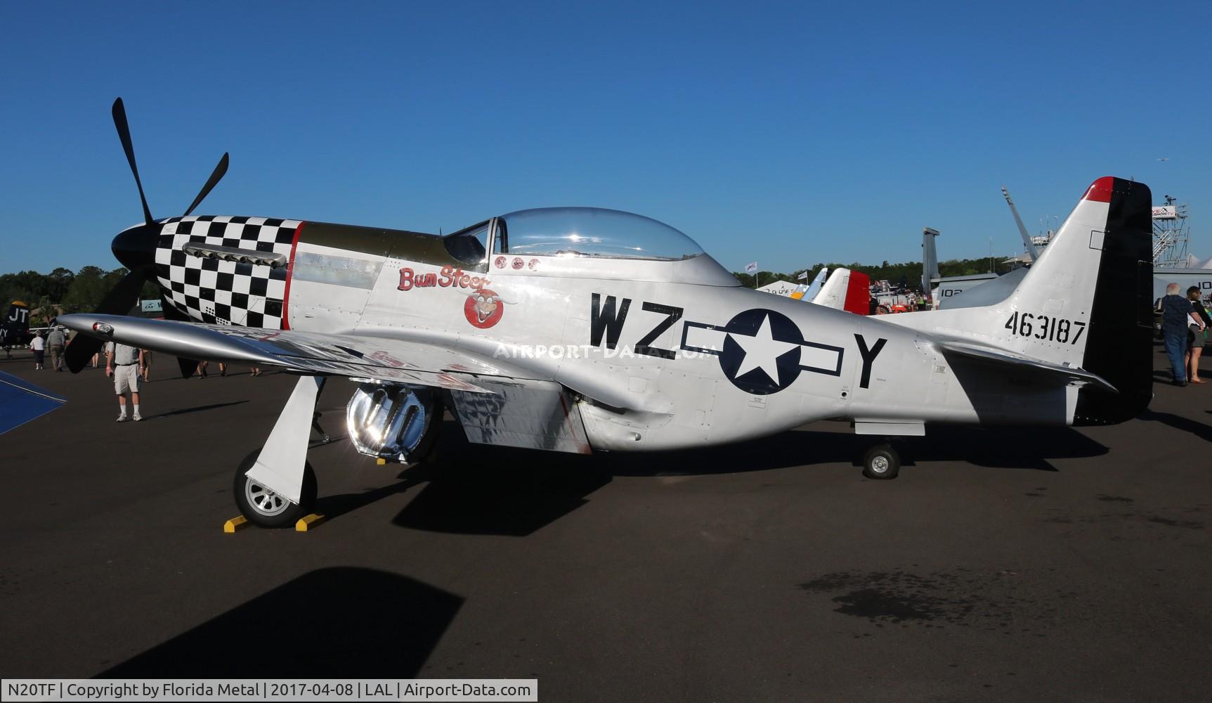 N20TF, 1967 North American (Cavalier) TF-51D Mustang C/N AF67-14866, Bum Steer