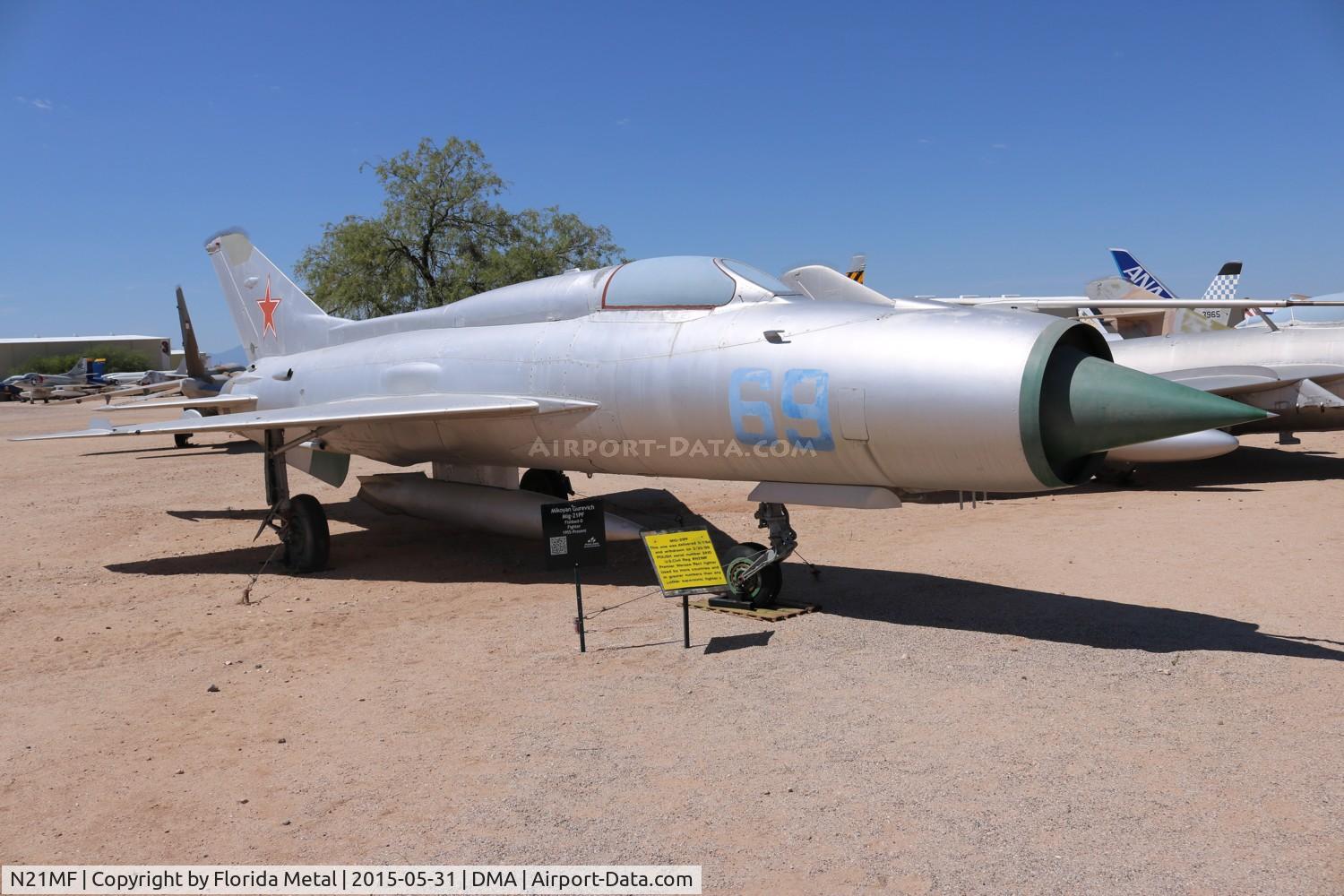 N21MF, Mikoyan-Gurevich MiG-21PF C/N 762410, Mig-21PF