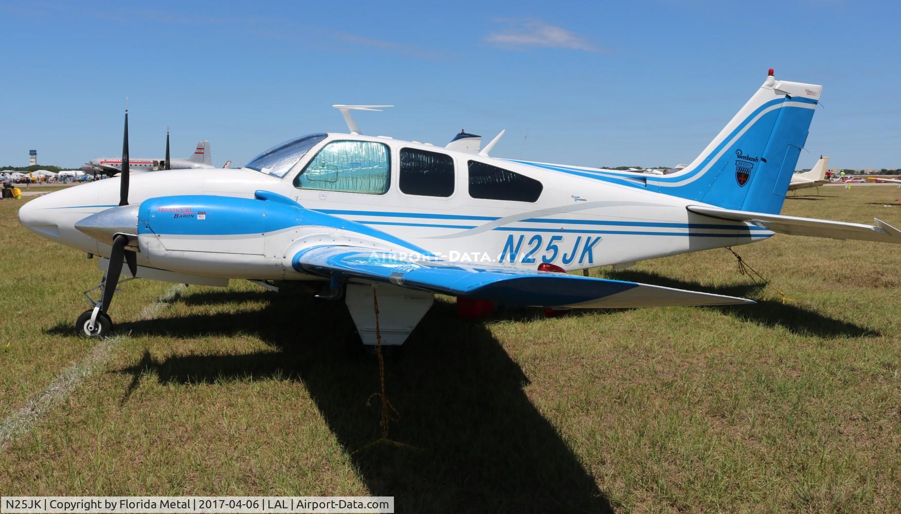 N25JK, 1968 Beech D55 Baron C/N TE-533, D55 Baron