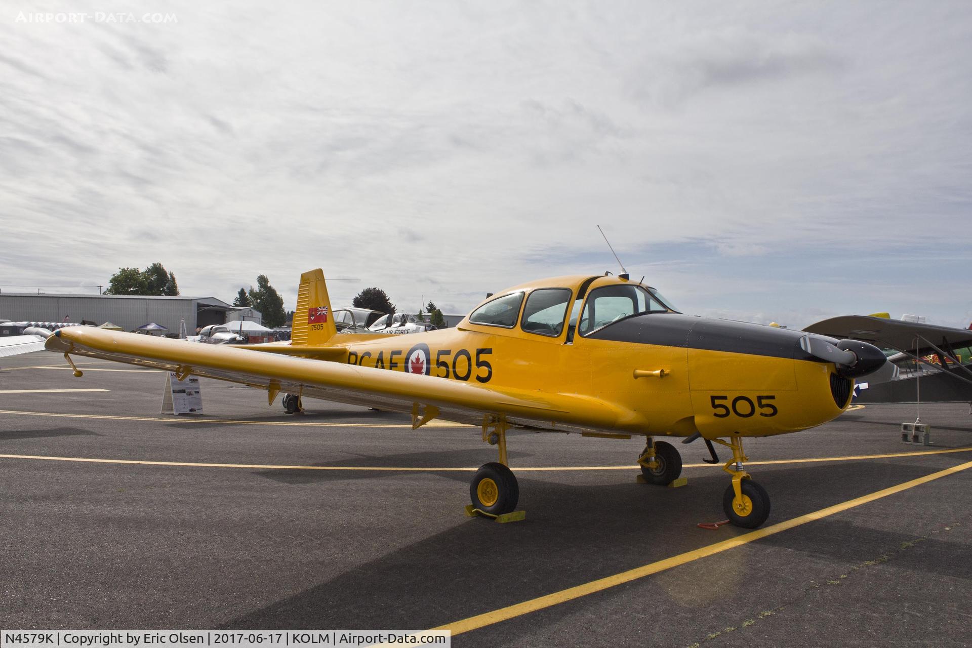 N4579K, 1948 Ryan Navion C/N NAV-4-1579, 1948 Navion on the cold ramp during an airshow.