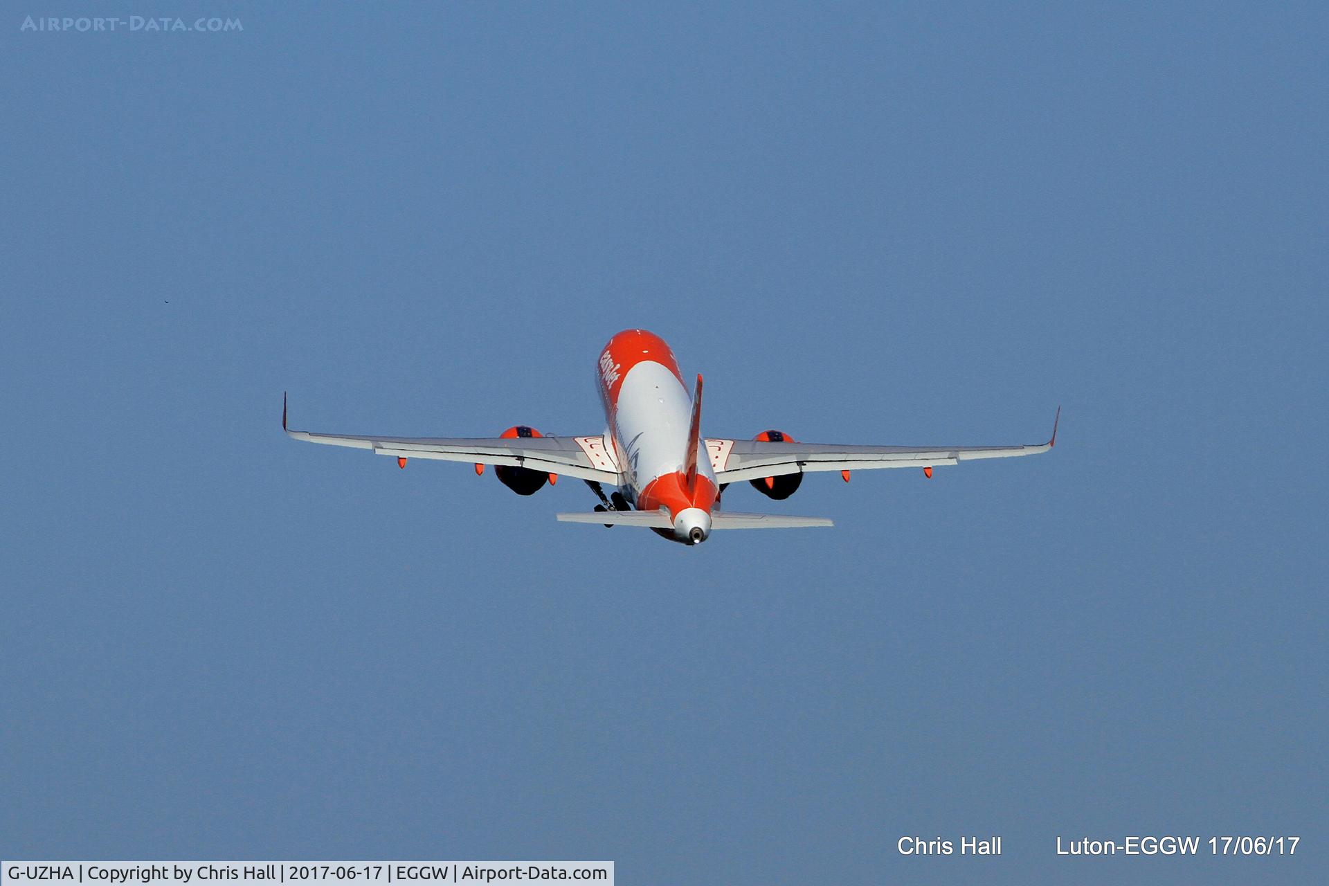 G-UZHA, 2017 Airbus A320-251NEO C/N 7649, easyJets 1st A320NEO on its 1st commercial flight