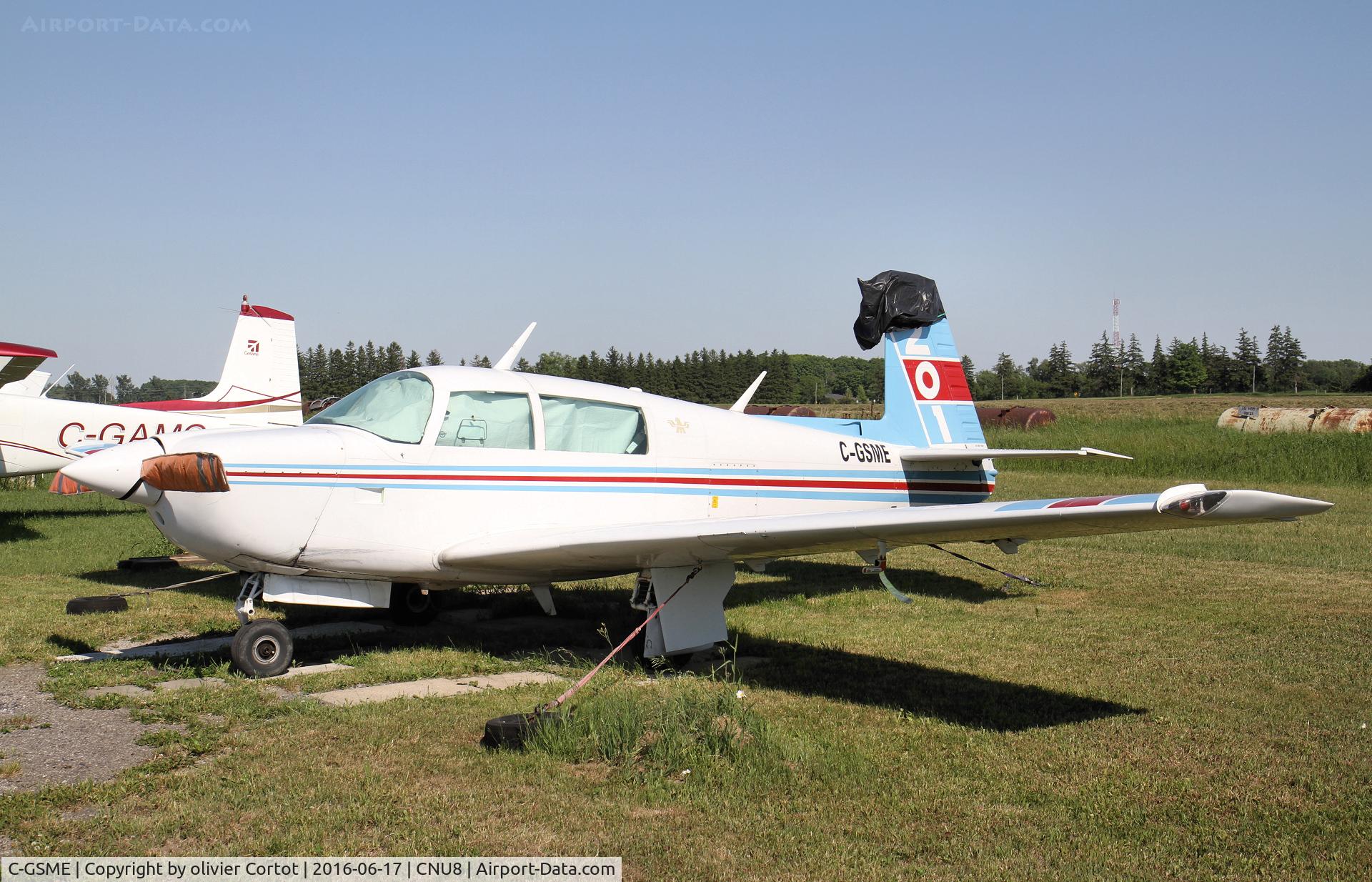 C-GSME, 1981 Mooney M20J 201 C/N 24-1106, Markham airfield