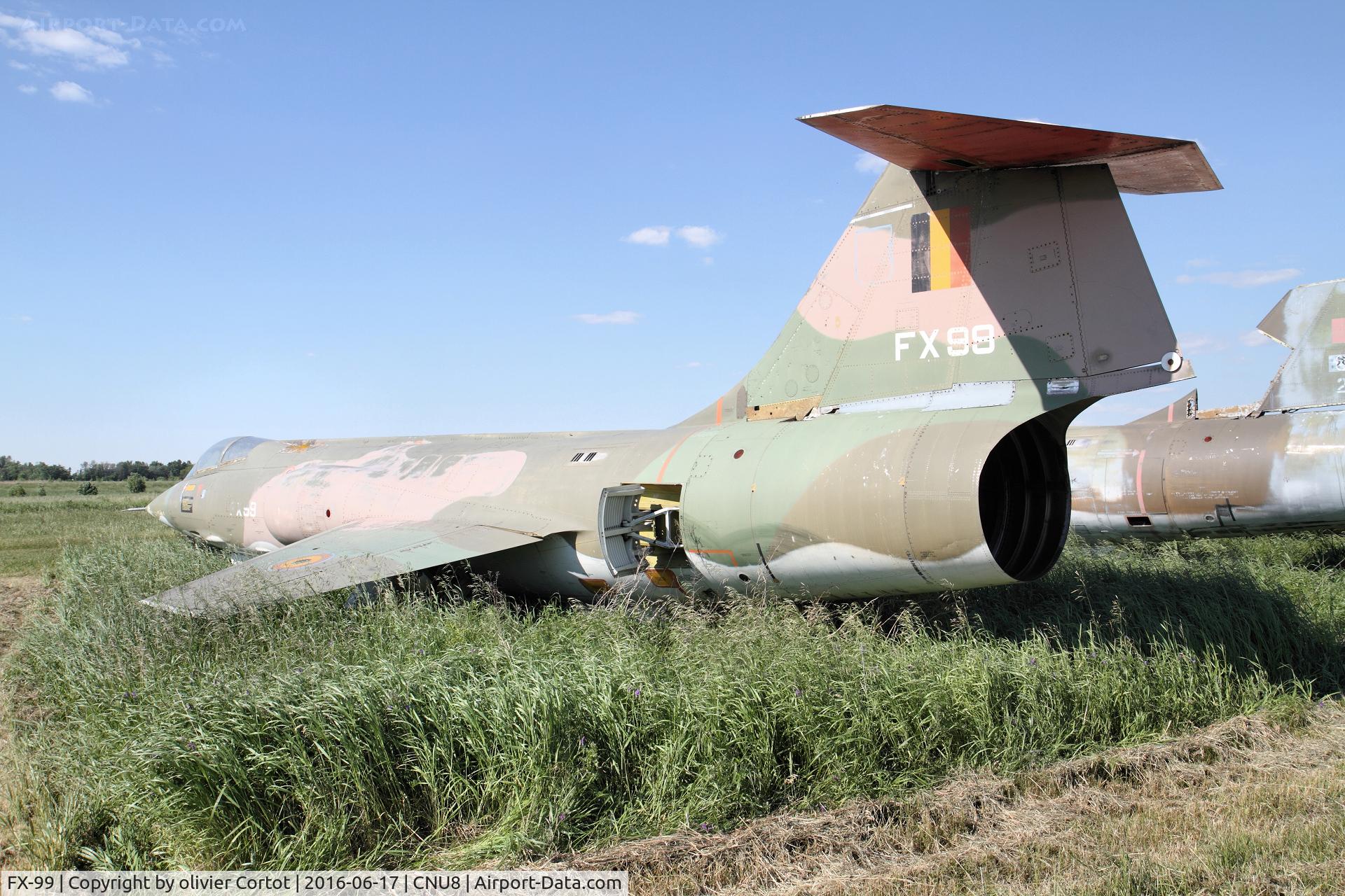 FX-99, 1965 Lockheed F-104G Starfighter C/N 683D-9172, A Belgian Air Force F-104 hidden in Canada...