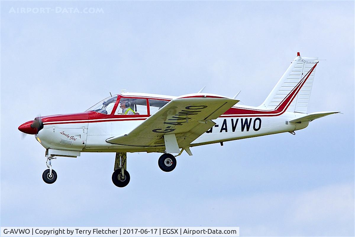 G-AVWO, 1967 Piper PA-28R-180 Cherokee Arrow C/N 28R-30205, At North Weald