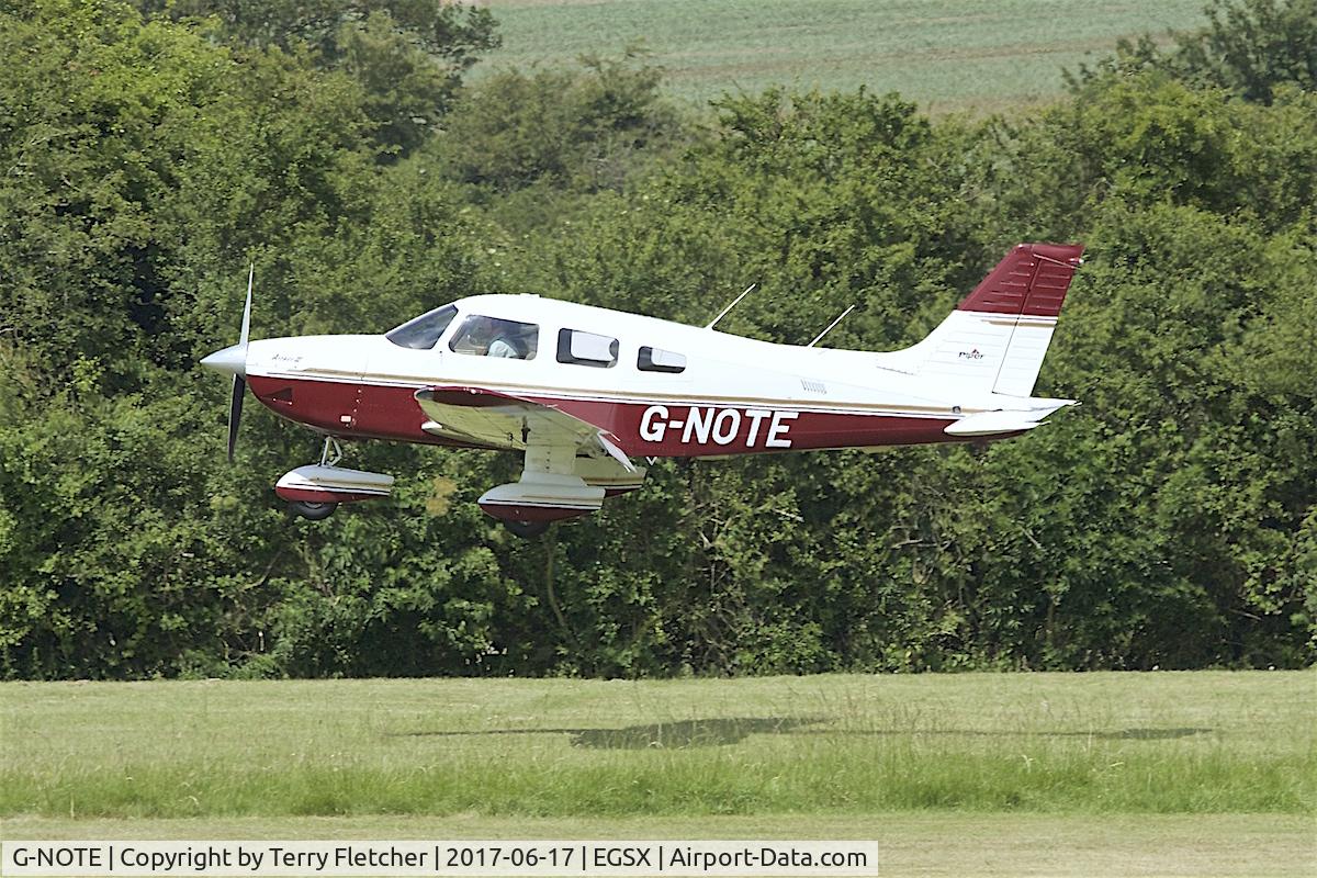 G-NOTE, 1997 Piper PA-28-181 Cherokee Archer III C/N 2843082, At North Weald