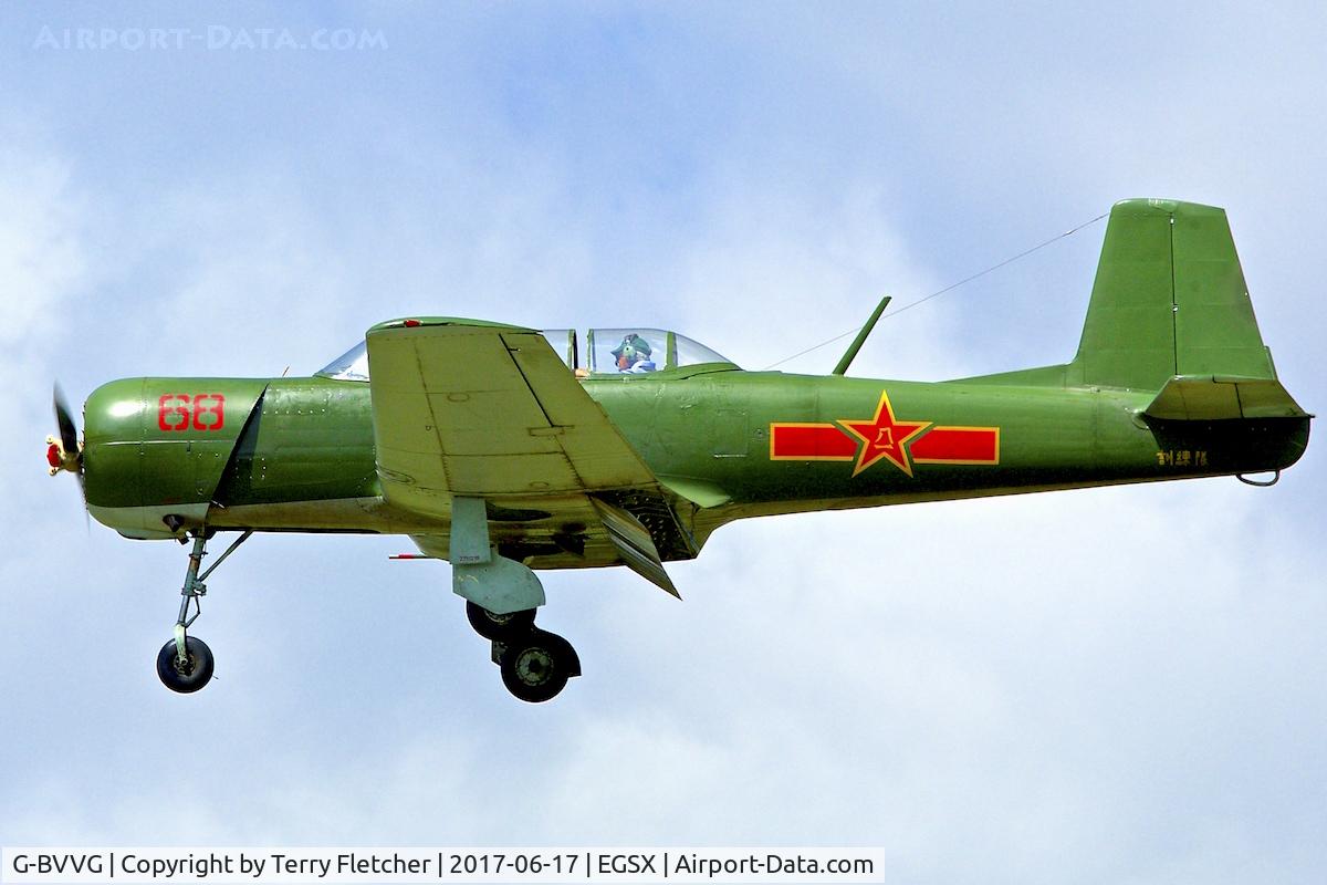 G-BVVG, 1966 Nanchang CJ-6A Chujiao C/N 2751219, At North Weald