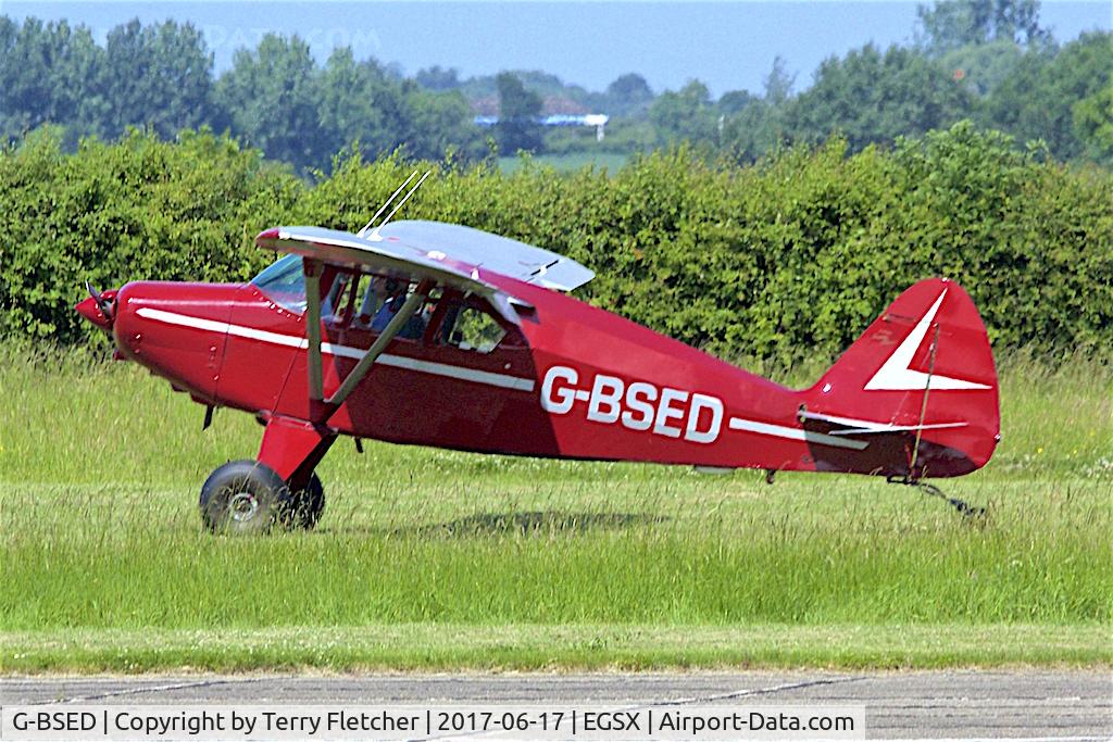 G-BSED, 1957 Piper PA-22-160 Tri Pacer C/N 22-6377, At North Weald
