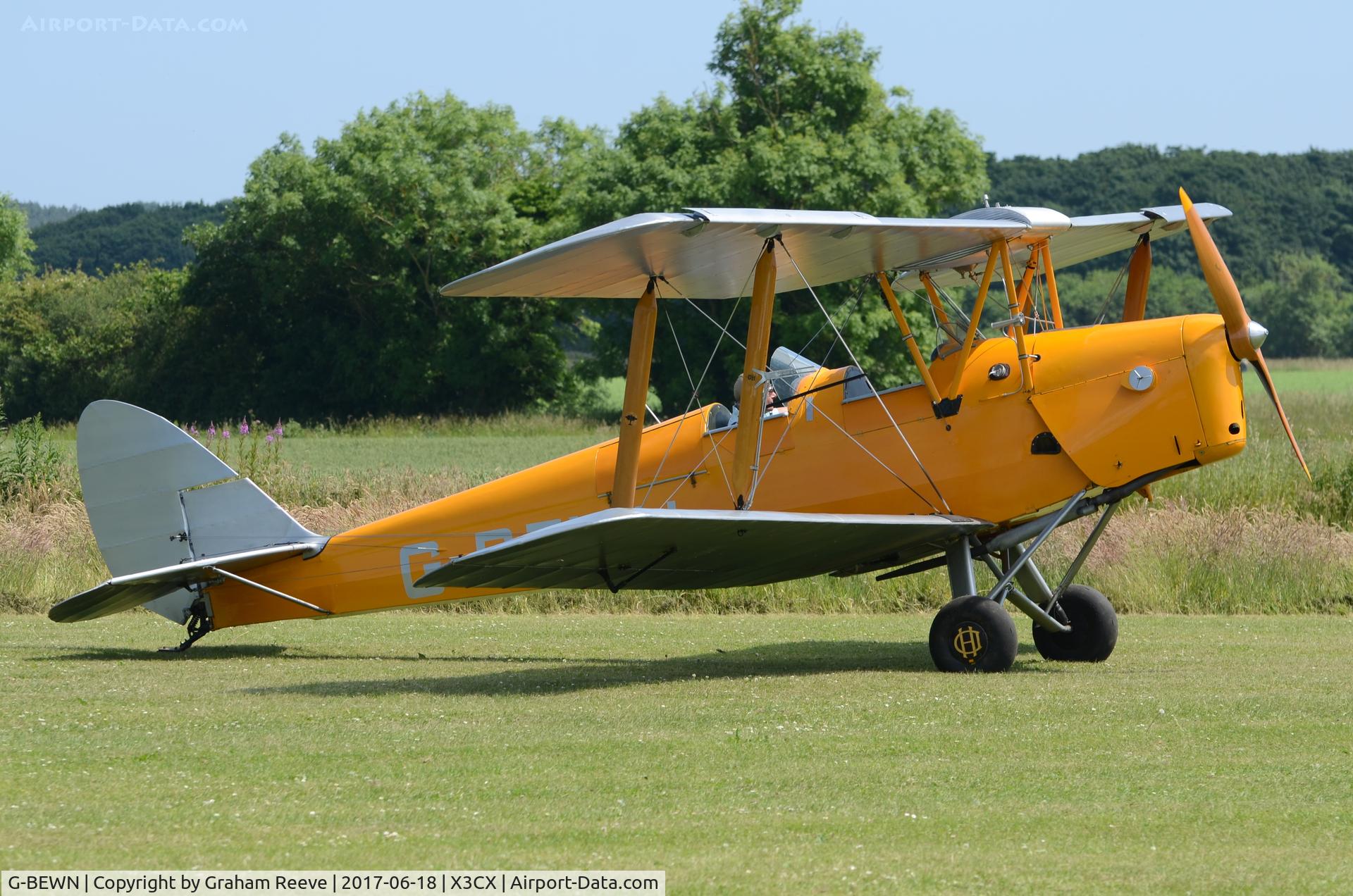 G-BEWN, 1941 De Havilland Australia DH-82A Tiger Moth C/N DHA952, Parked at Northrepps.