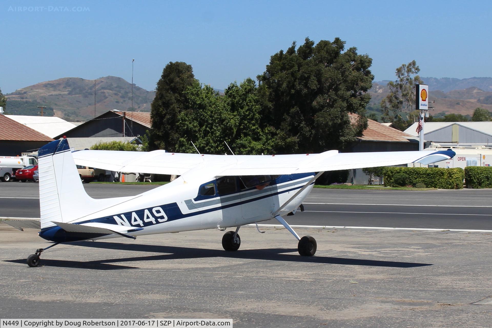 N449, 1969 Cessna 180H Skywagon C/N 18052100, 1969 Cessna 180H SKYWAGON, Continental O-470-A 225 Hp, taxi back