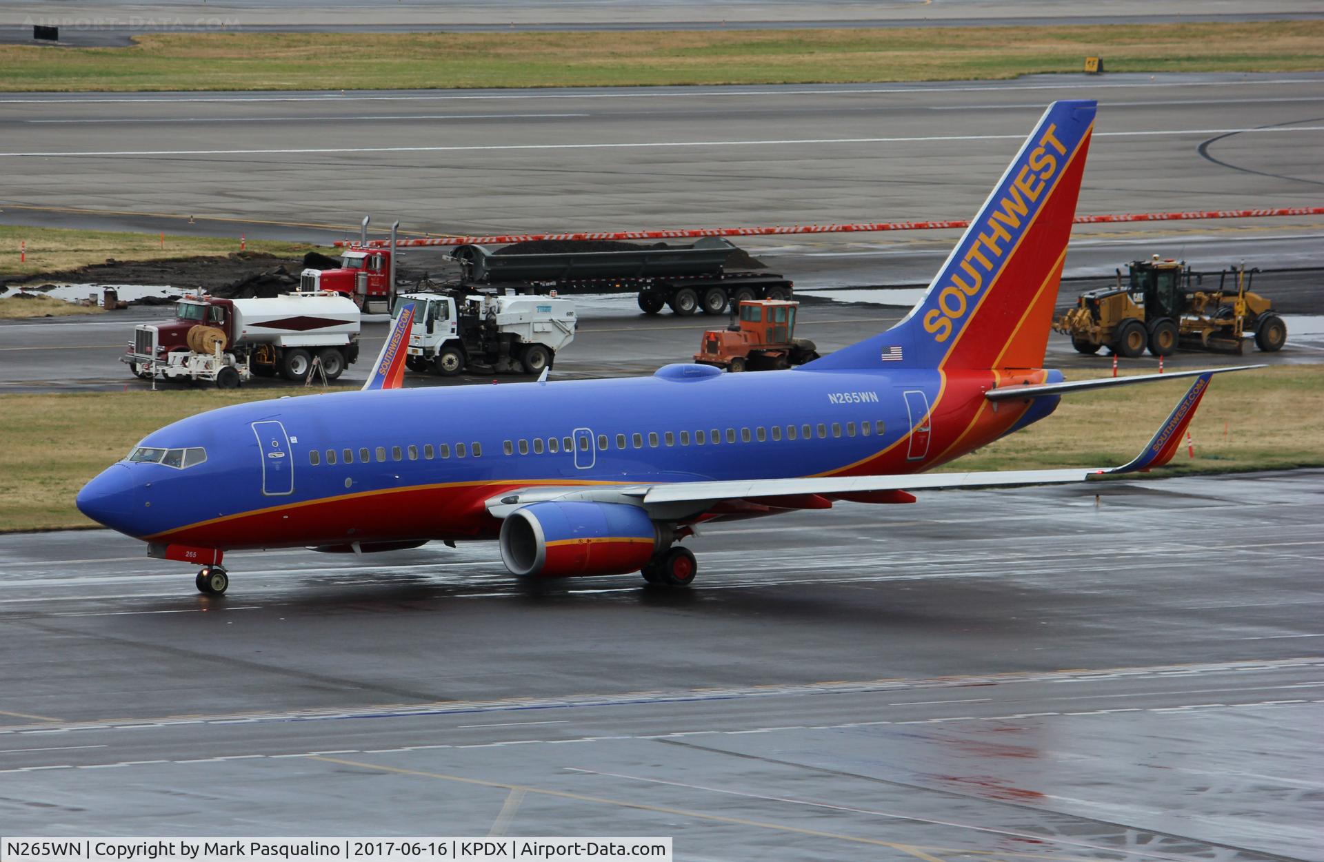 N265WN, 2007 Boeing 737-7H4 C/N 32522, Boeing 737-700