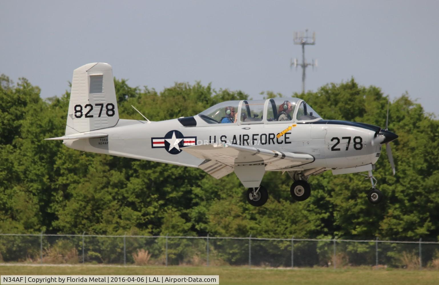 N34AF, Beech (CCF) T-34A (A45) Mentor C/N CCF34-51, T-34A