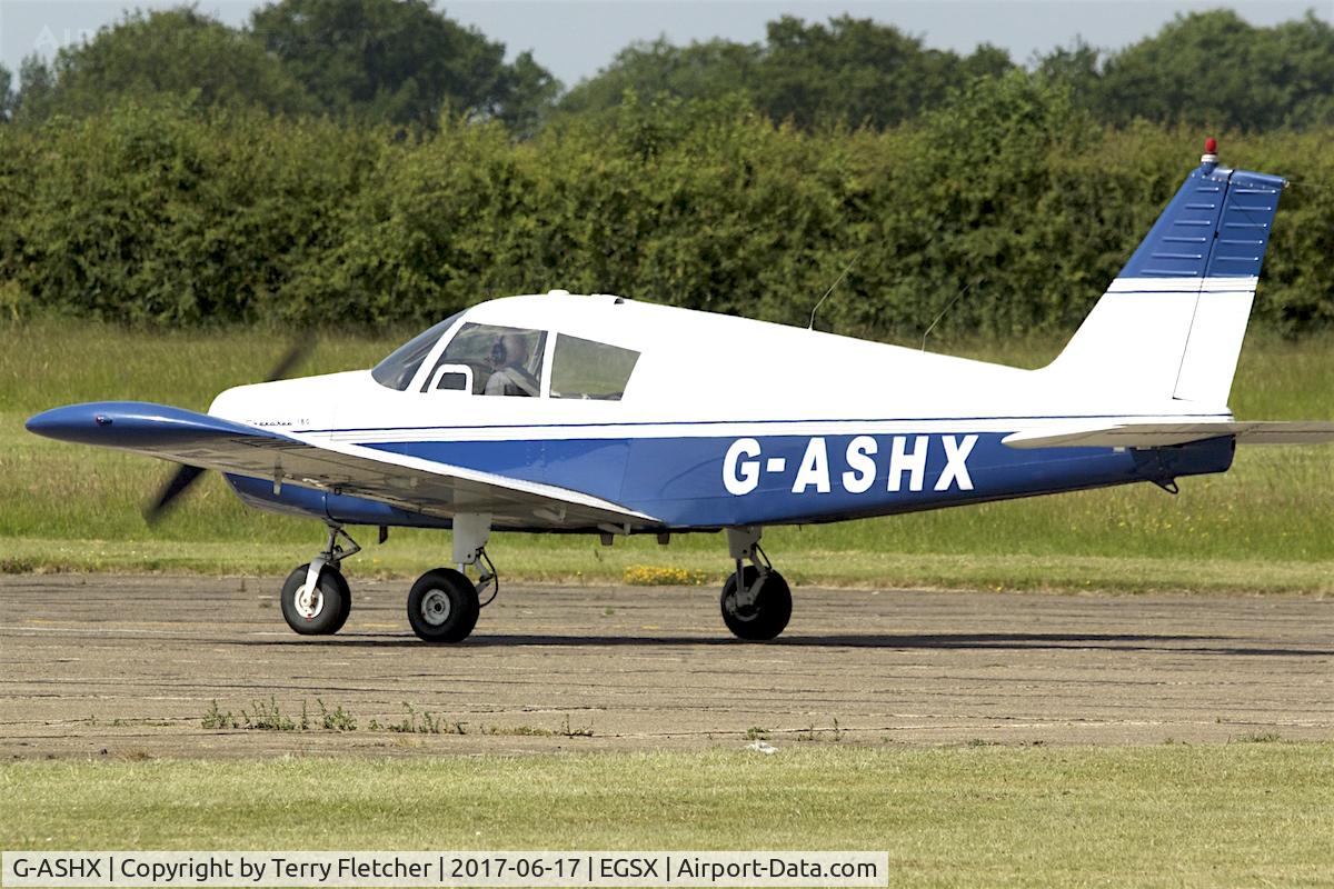 G-ASHX, 1963 Piper PA-28-180 Cherokee C/N 28-1266, At North Weald