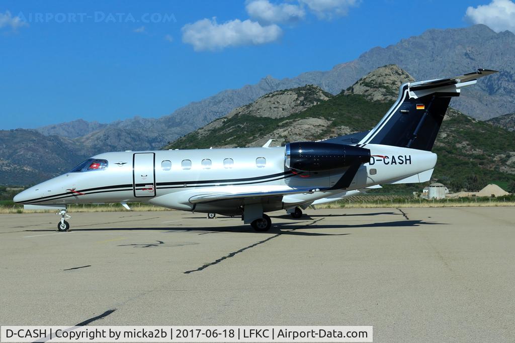 D-CASH, 2017 Embraer EMB-505 Phenom 300 C/N 50500398, Parked