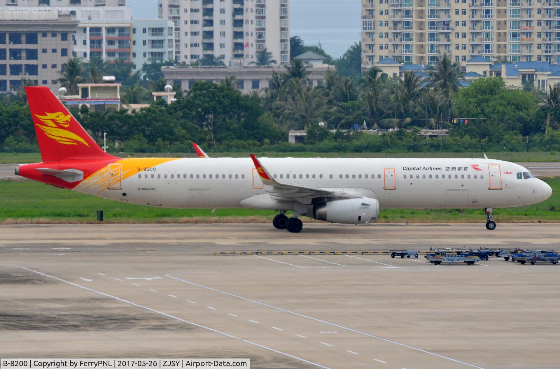B-8200, 2015 Airbus A321-231 C/N 6913, Capital A321