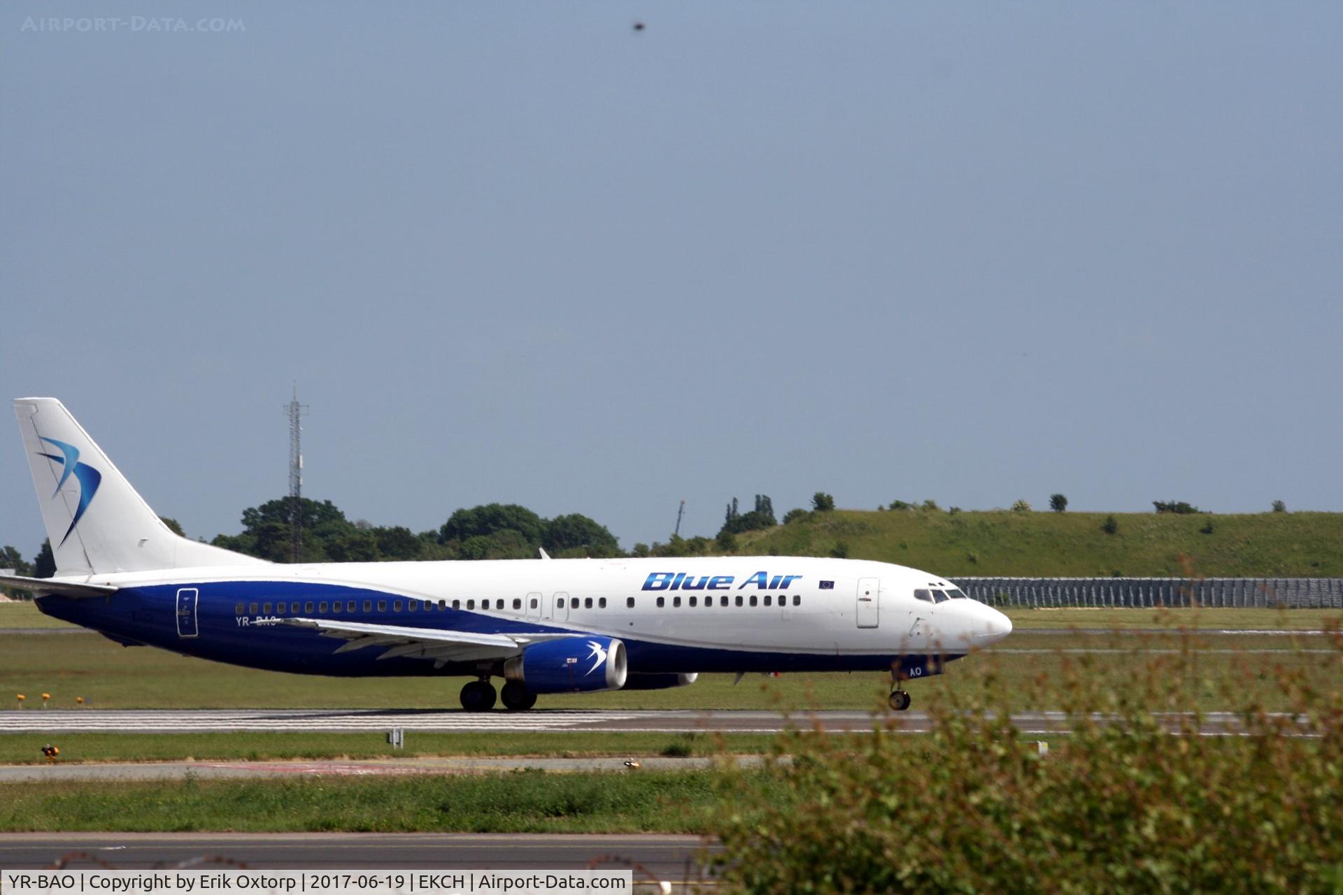YR-BAO, 1991 Boeing 737-42C C/N 24813, YR-BAO taking off rw 22L