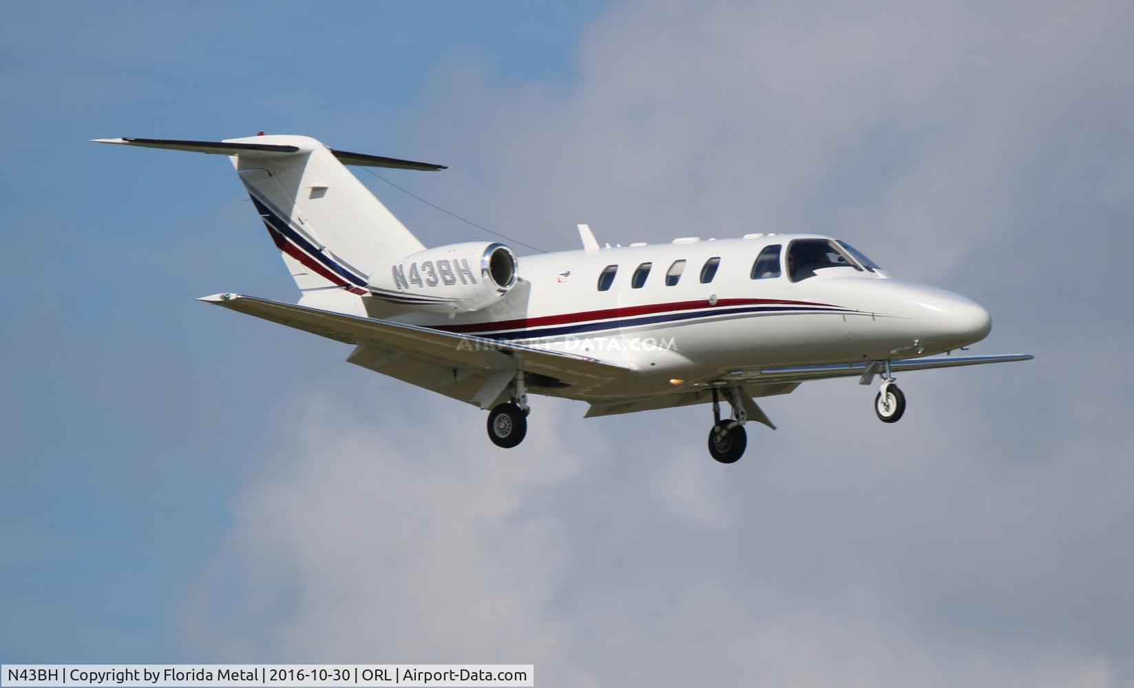 N43BH, 2007 Cessna 525 CitationJet CJ1+ C/N 525-0633, Citation CJ1