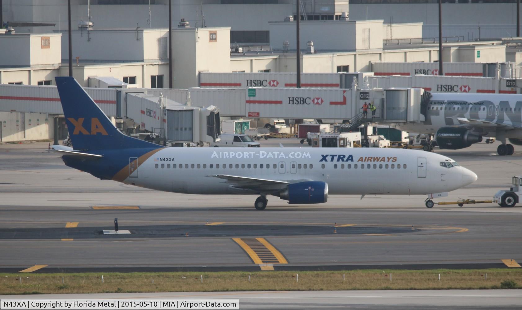 N43XA, 1990 Boeing 737-400 C/N 24796, Xtra Airways
