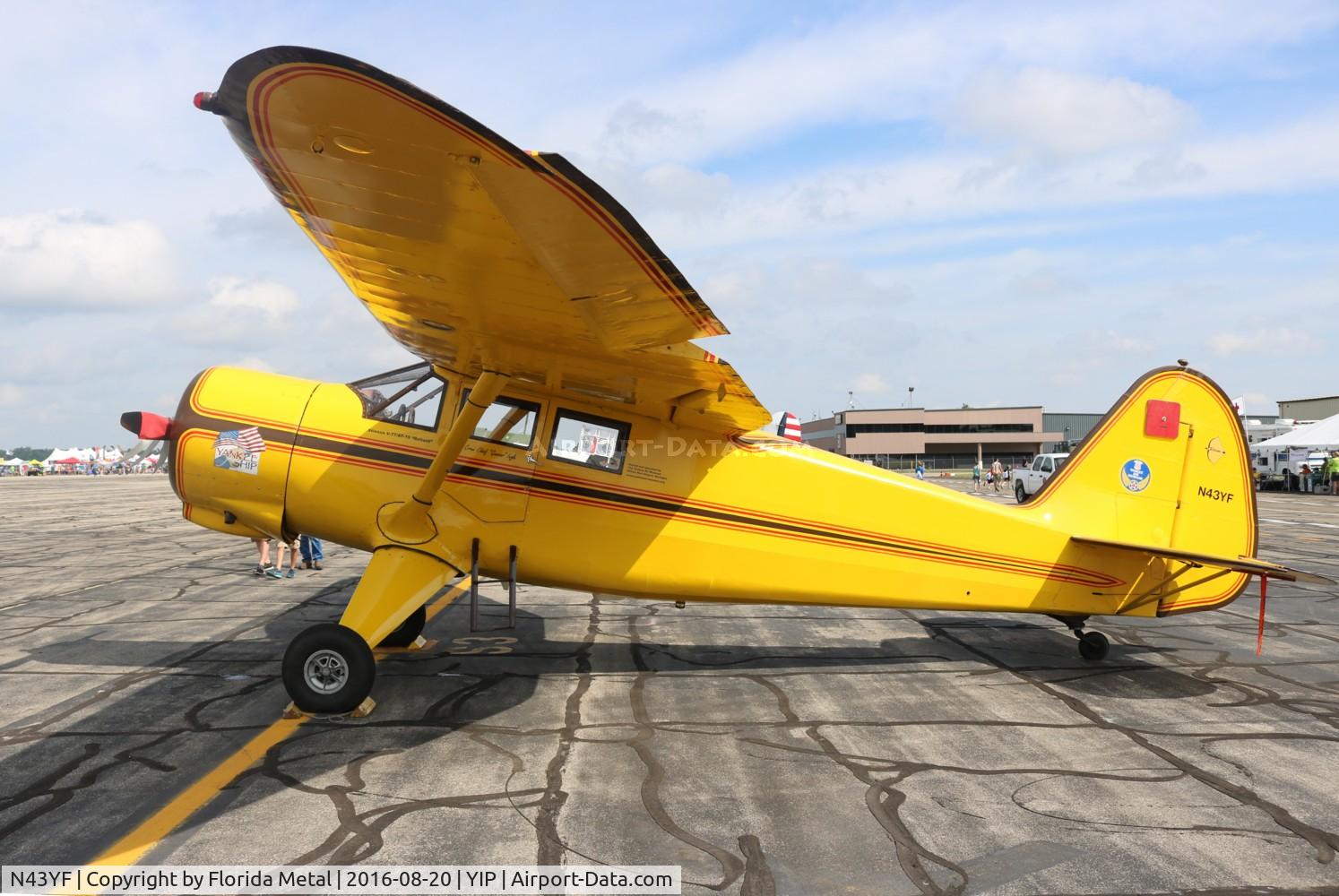 N43YF, 1943 Stinson V77 Reliant C/N 77-452, Stinson V77
