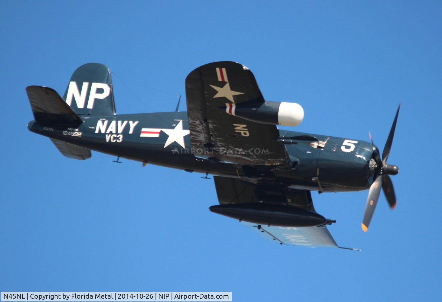 N45NL, 1951 Vought F4U-5NL Corsair C/N 124692, Corsair