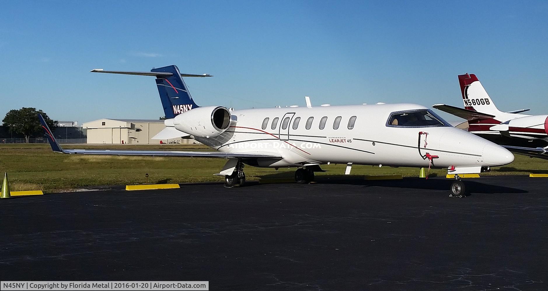N45NY, 2001 Learjet Inc 45 C/N 163, Lear 45