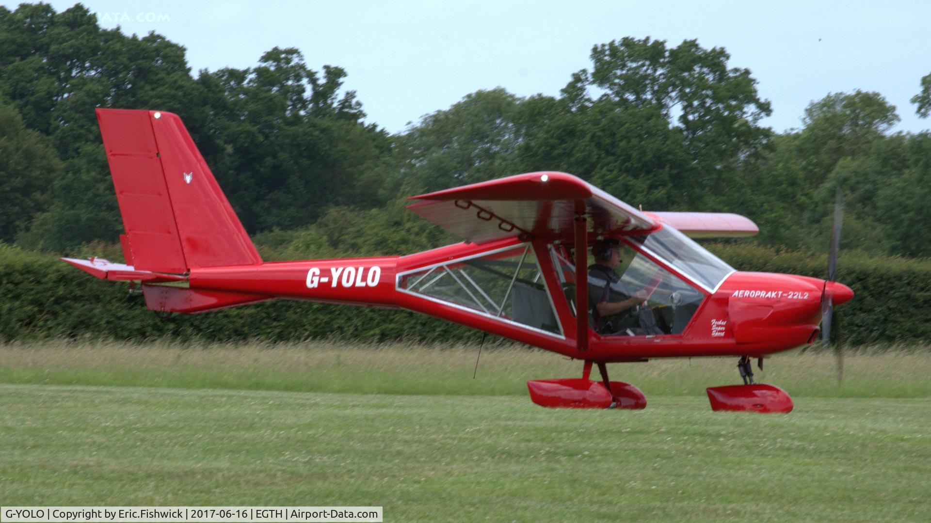 G-YOLO, 2013 Aeroprakt A22-L2 Foxbat C/N LAA 317C-15206, 2. G-YOLO visiting The Shuttleworth Collection, June, 2017
