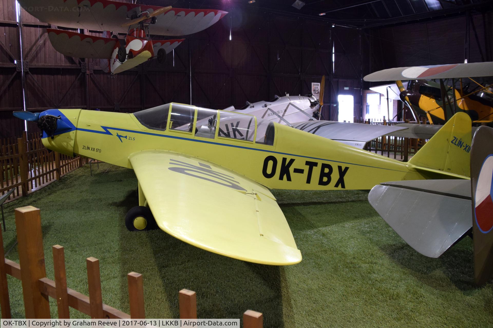 OK-TBX, Zlin XII C/N 170, On display at 