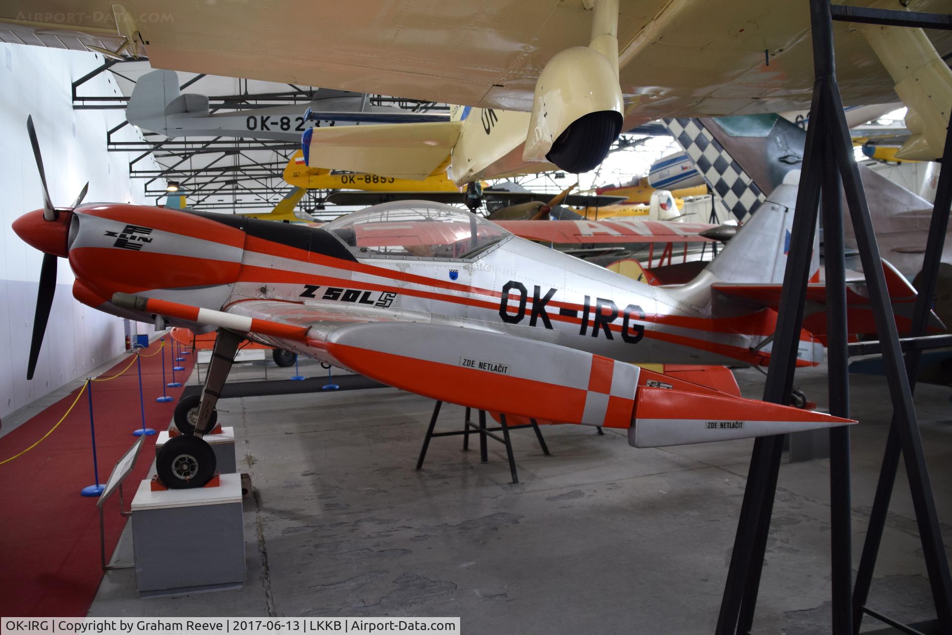OK-IRG, 1978 Zlin Z-50LS C/N 0017, On display at 