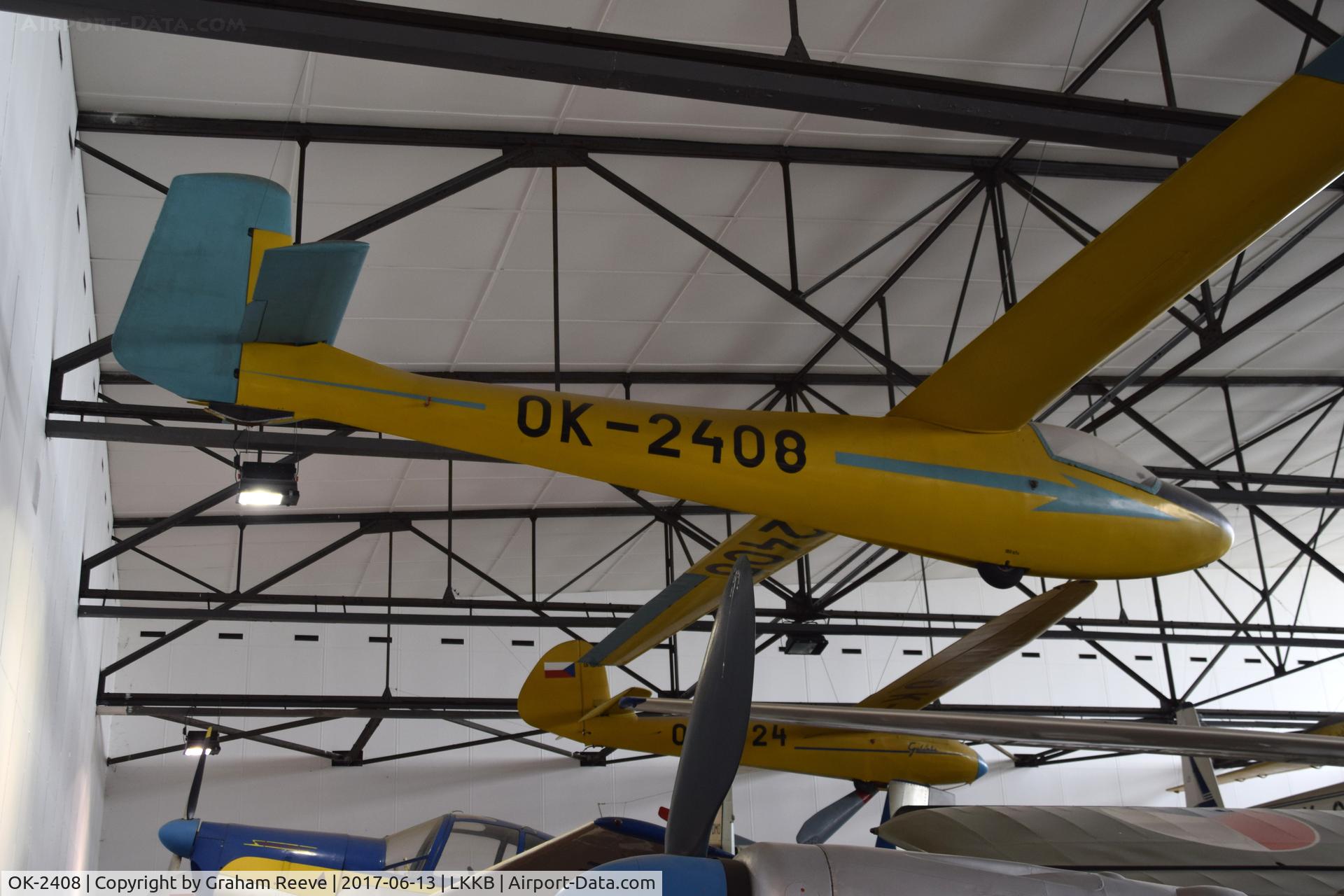 OK-2408, Orlican VT-16 Orlik C/N 150120, On display at 