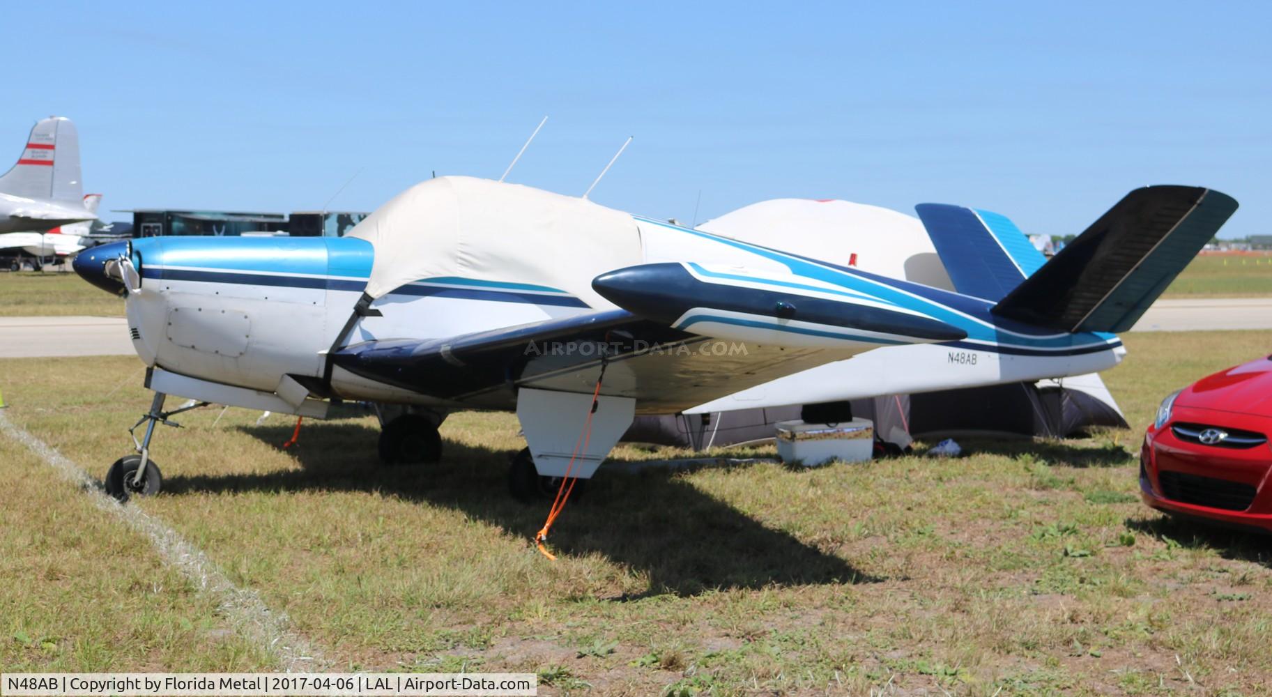 N48AB, 1954 Beech E35 C/N D-3769, Bonanza E35