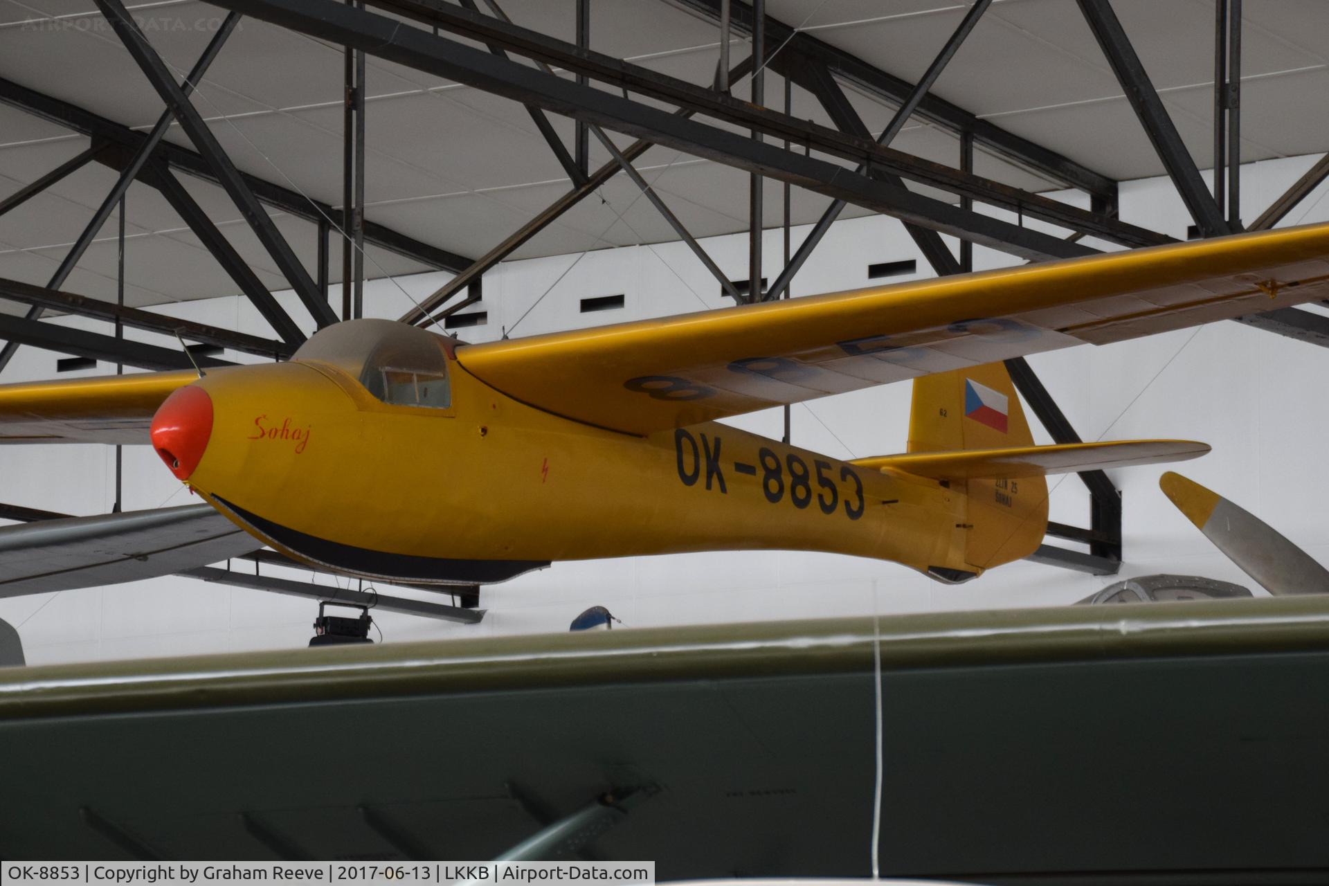 OK-8853, Zlin Z-25 Sohaj C/N 62, On display at 
