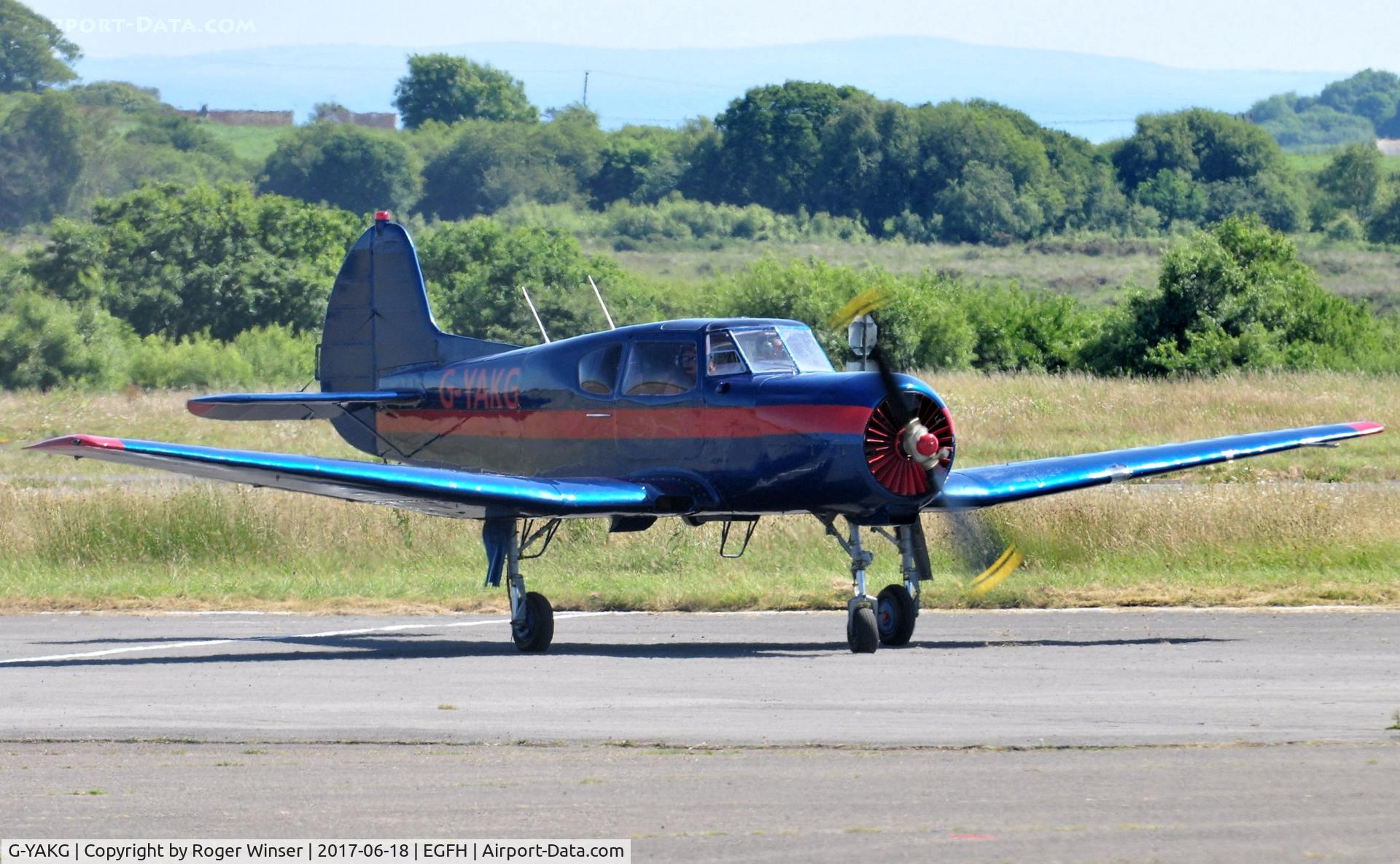G-YAKG, 1979 Yakovlev Yak-18T C/N 22202034023, Visiting Yak-18T.