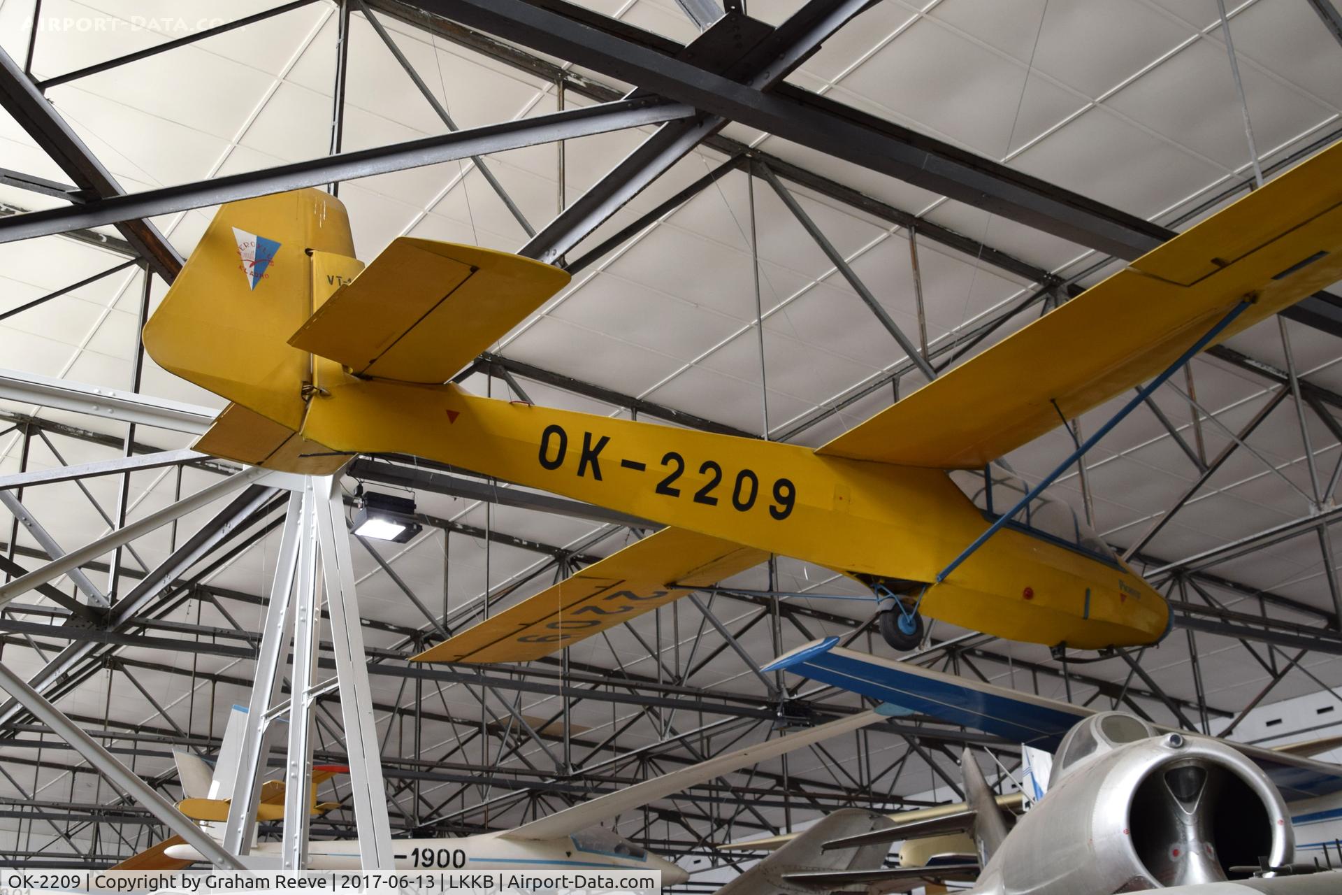 OK-2209, Letov LF-109 Pionyr C/N 17, On display at 