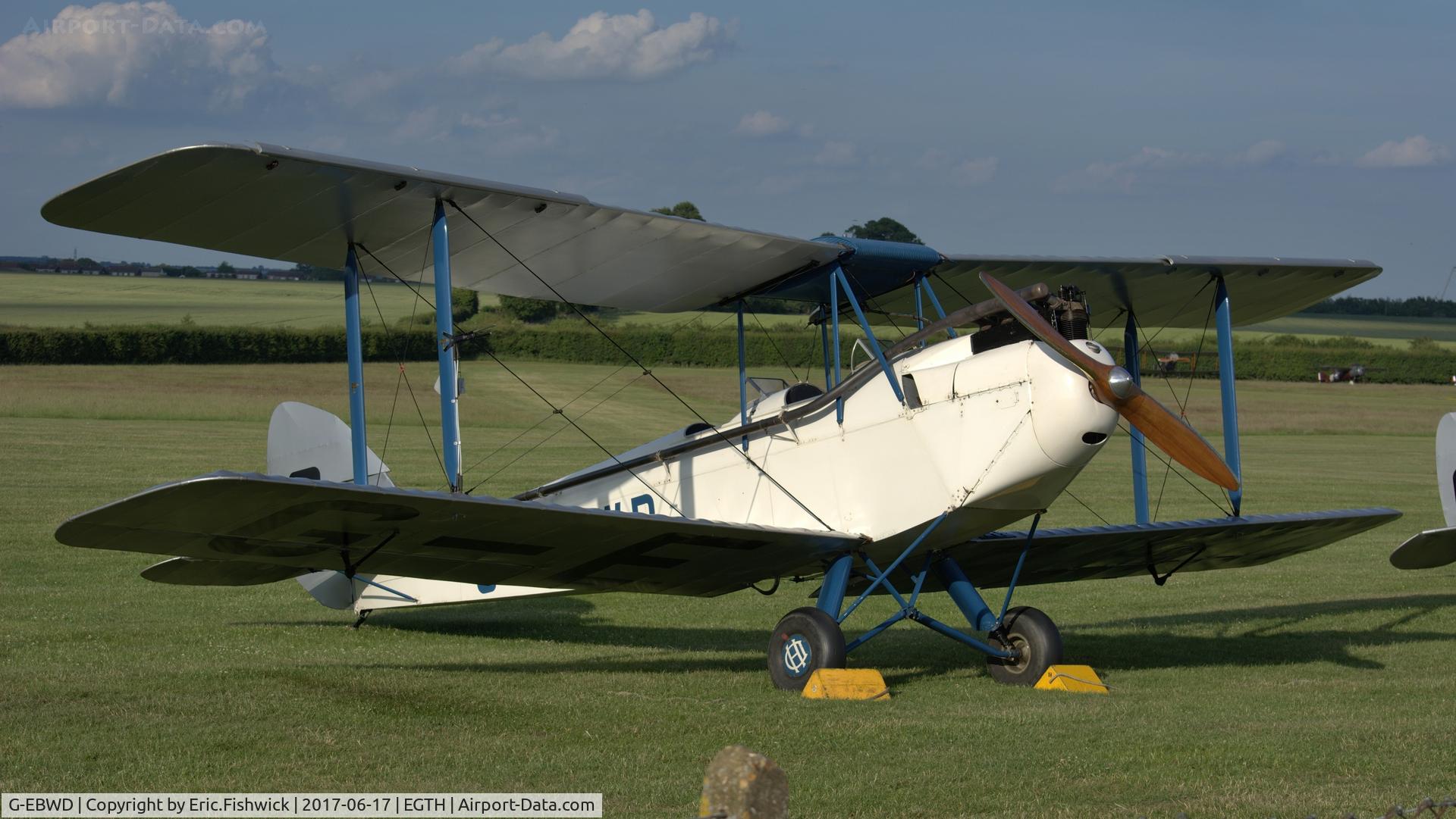 G-EBWD, 1928 De Havilland DH.60X Moth C/N 552, 3. G-EBWD at the epic Evening Airshow, The Shuttleworth Collection, June, 2017