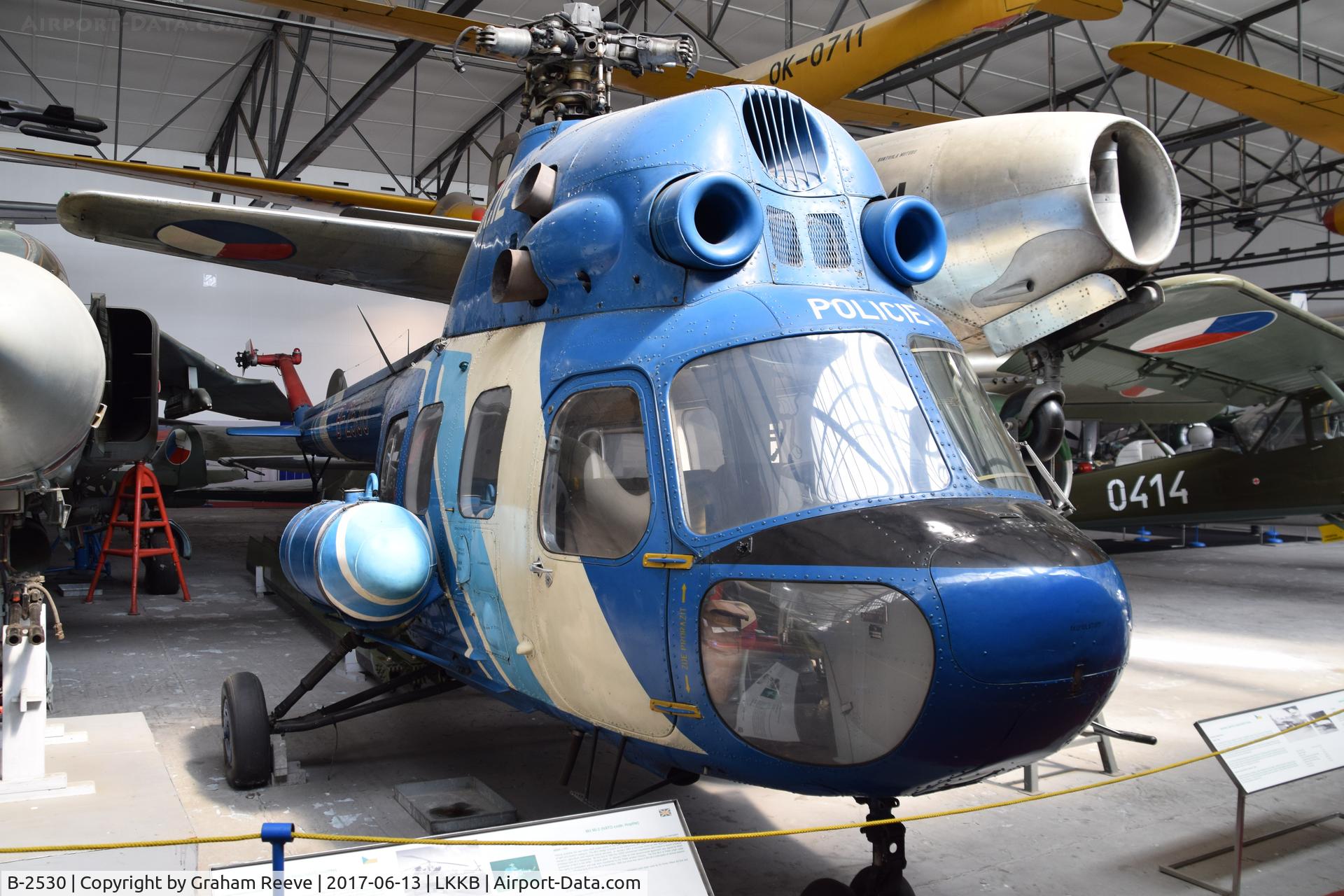B-2530, 1985 Mil Mi-2 Hoplite C/N 539430105, On display at 
