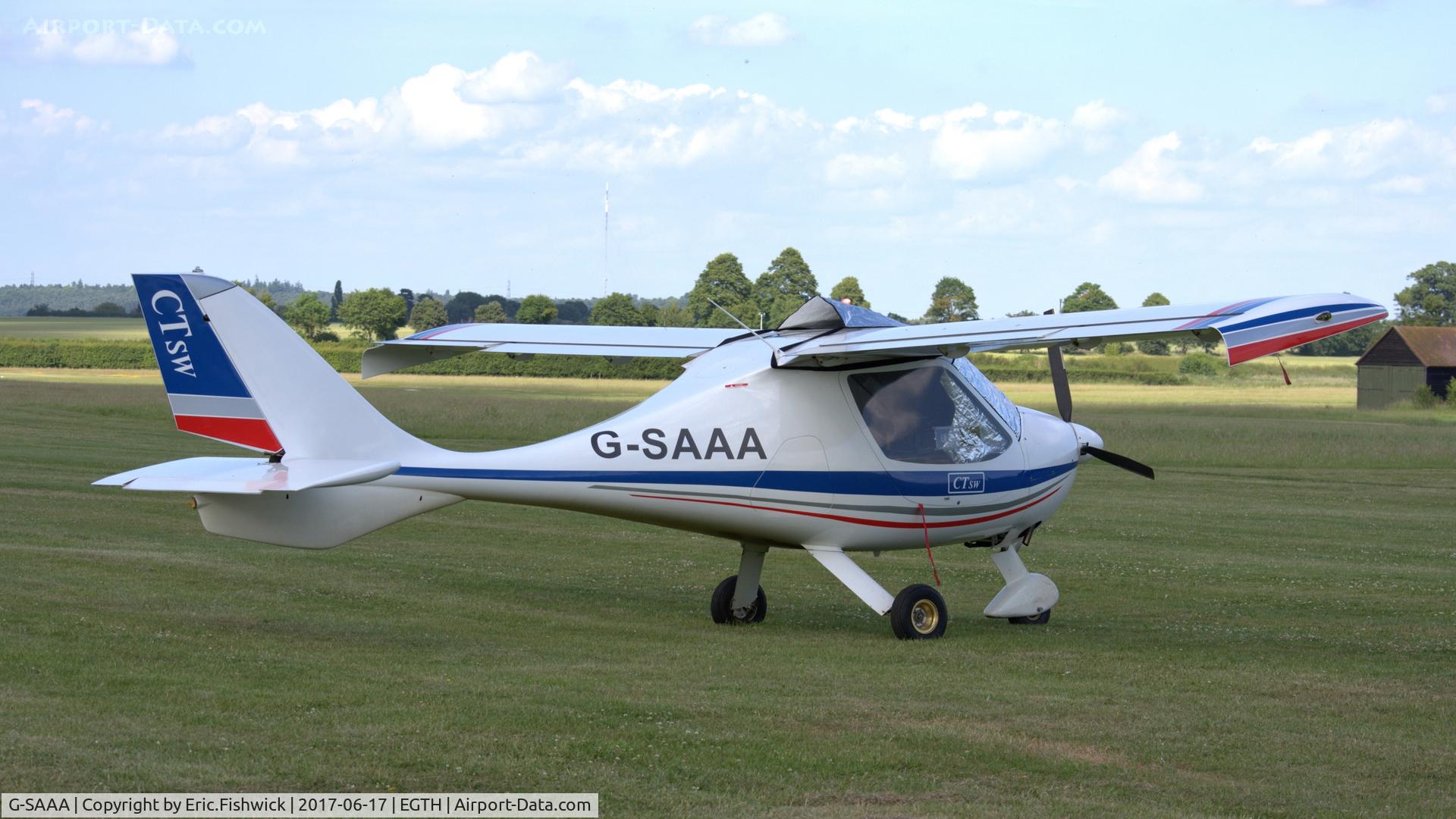 G-SAAA, 2006 Flight Design CTSW C/N 05.12.09, 2. G-SAAA at the epic Evening Airshow, The Shuttleworth Collection, June, 2017
