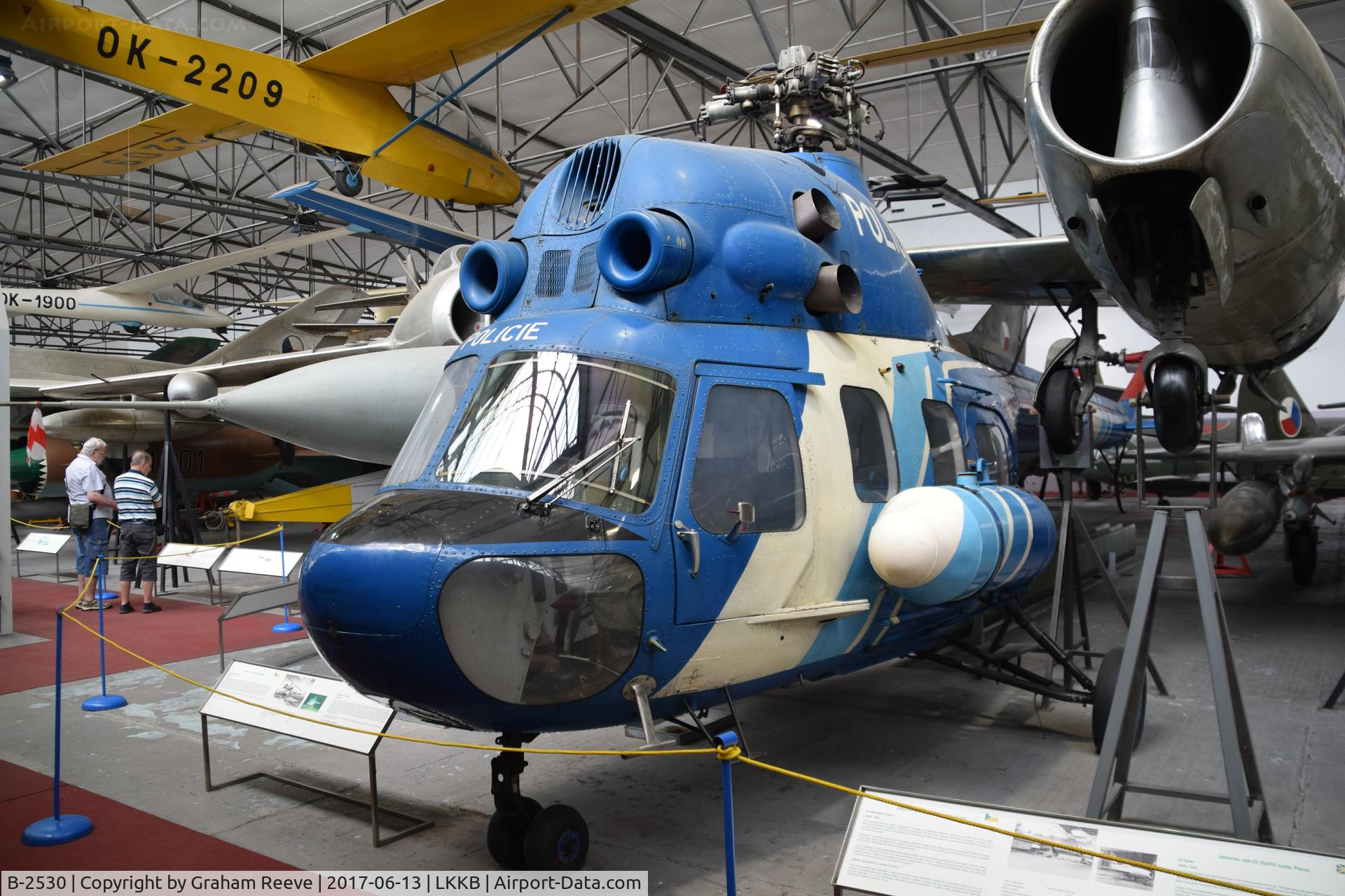 B-2530, 1985 Mil Mi-2 Hoplite C/N 539430105, On display at 