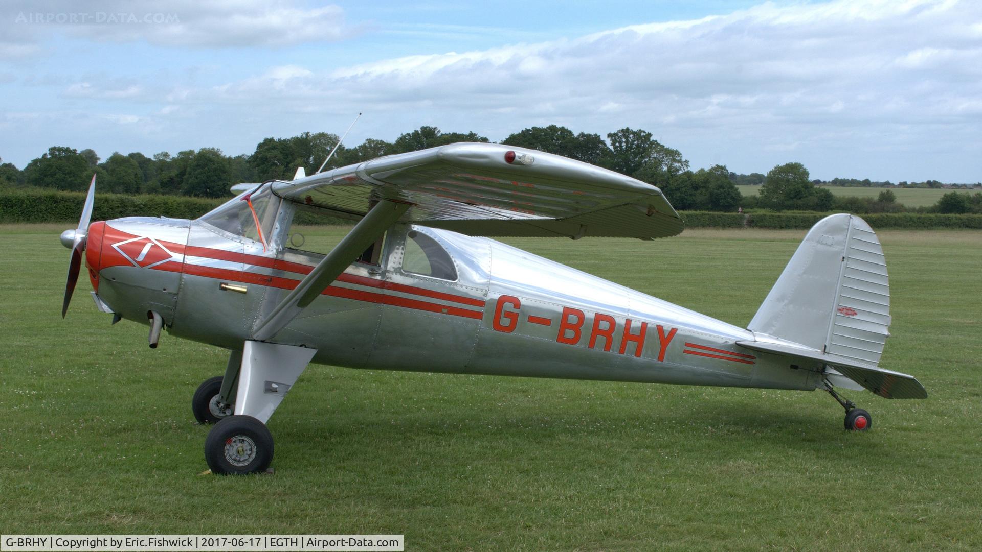 G-BRHY, 1947 Luscombe 8E Silvaire C/N 5138, 1. G-BRHY at the epic Evening Airshow, The Shuttleworth Collection, June, 2017