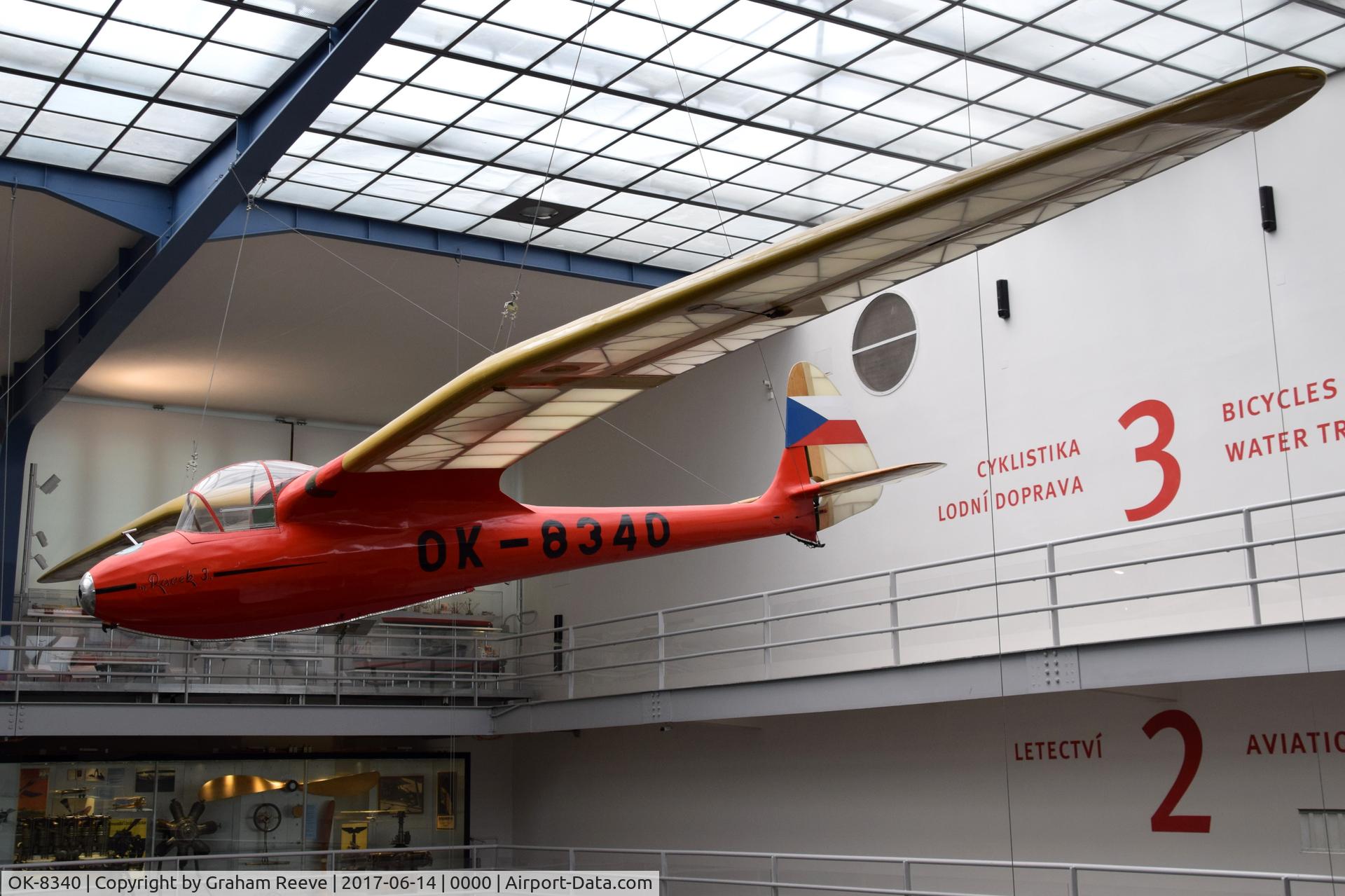 OK-8340, Kantor-Kuklik Racek 3 Mrkev C/N Unknown, On display at the 