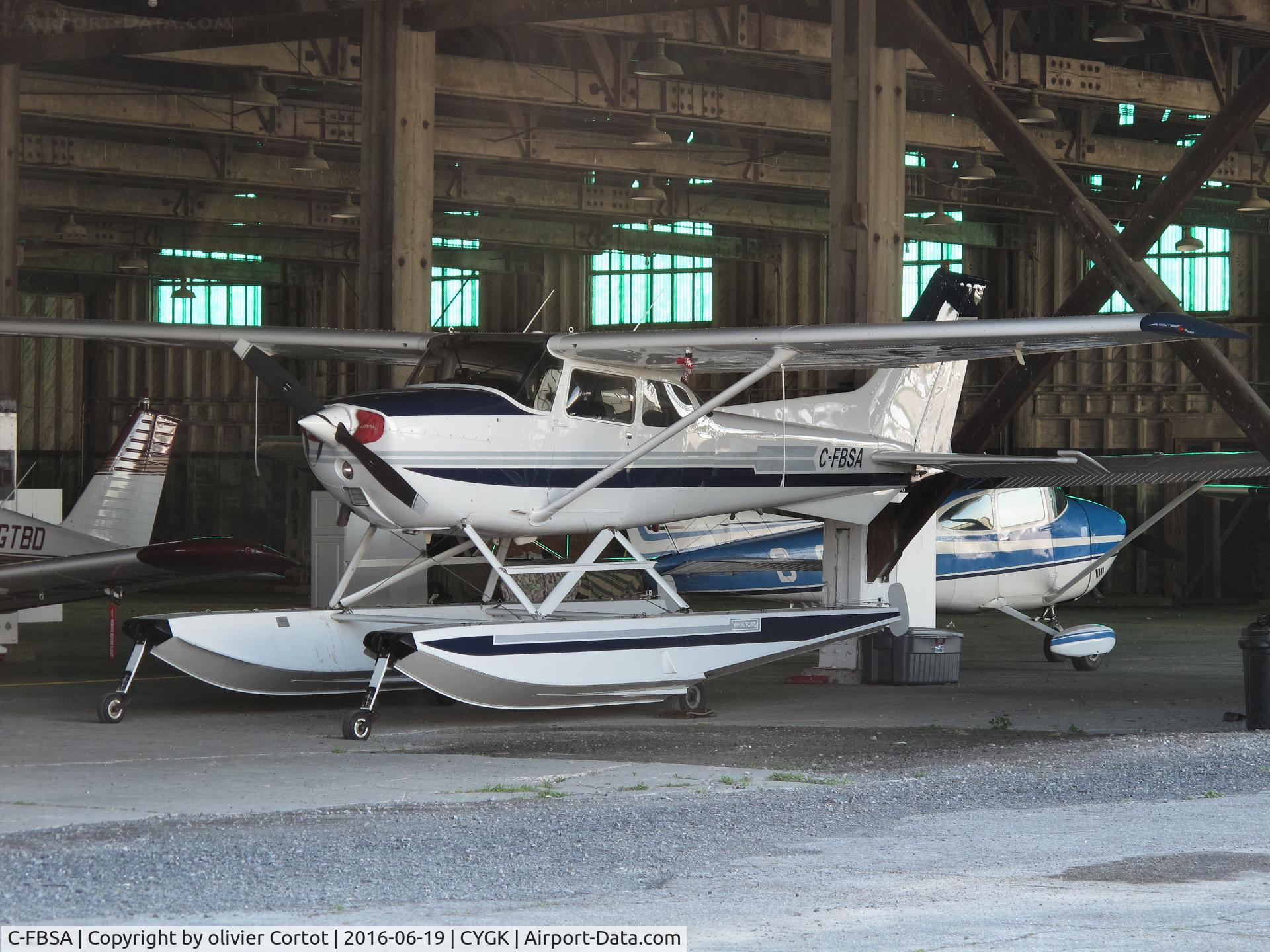 C-FBSA, 1972 Cessna 172M C/N 17260901, hydroplane
