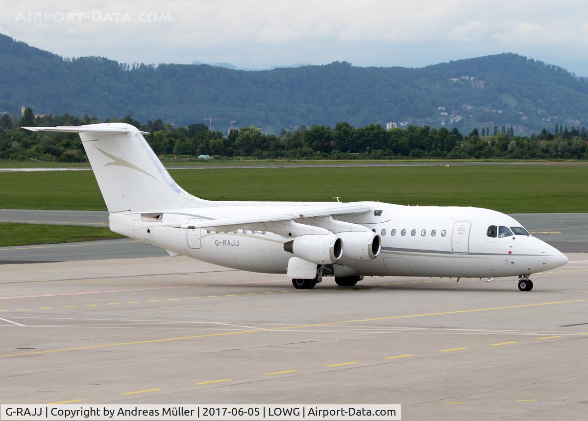 G-RAJJ, 1988 British Aerospace BAe.146-200 C/N E2108, On behalf of BMI Regional.